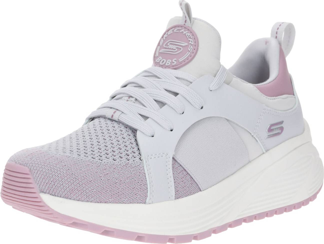 SKECHERS Tenisky 'Bobs Sparrow 2.0' bledě fialová / pastelová fialová / bílá