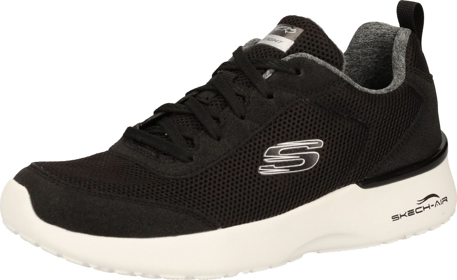 SKECHERS Tenisky 'Fast Brake' šedá / černá / bílá