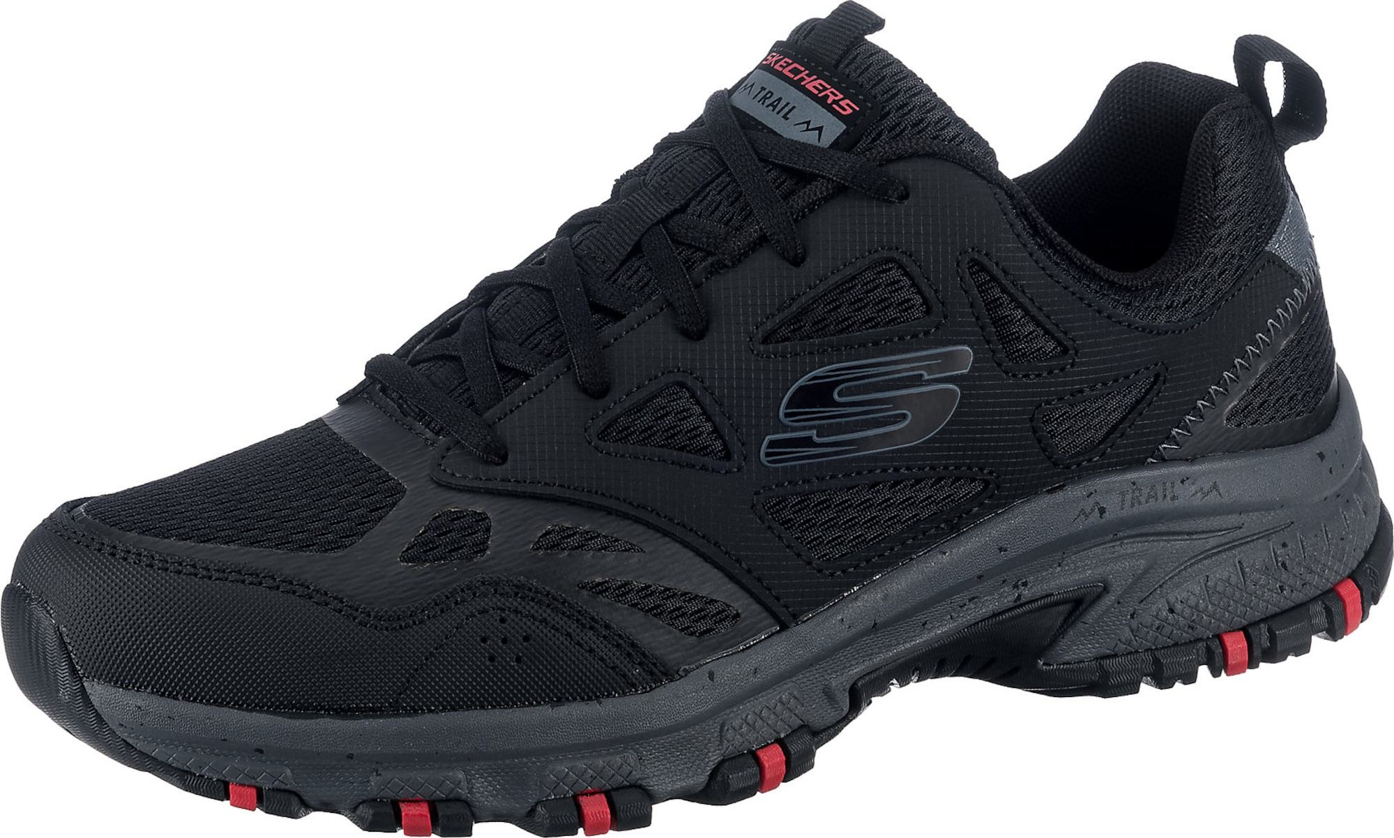 SKECHERS Tenisky 'Hillcrest' tmavě šedá / červená / černá