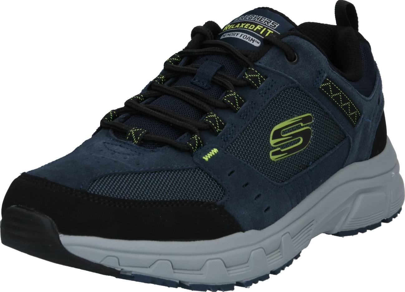 SKECHERS Tenisky 'Oak Canyon' chladná modrá / limetková / černá