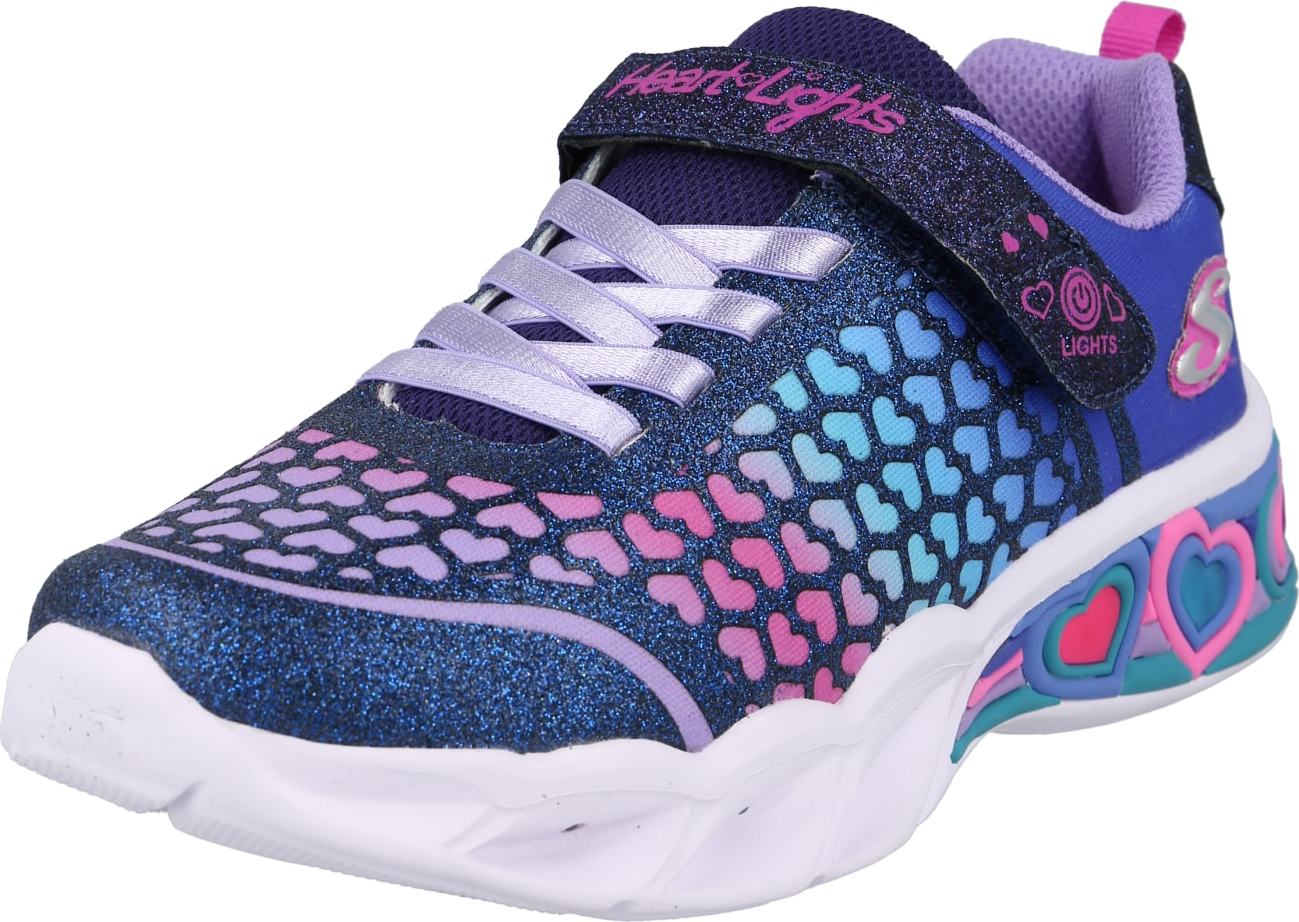 SKECHERS Tenisky tyrkysová / noční modrá / fialová / pink