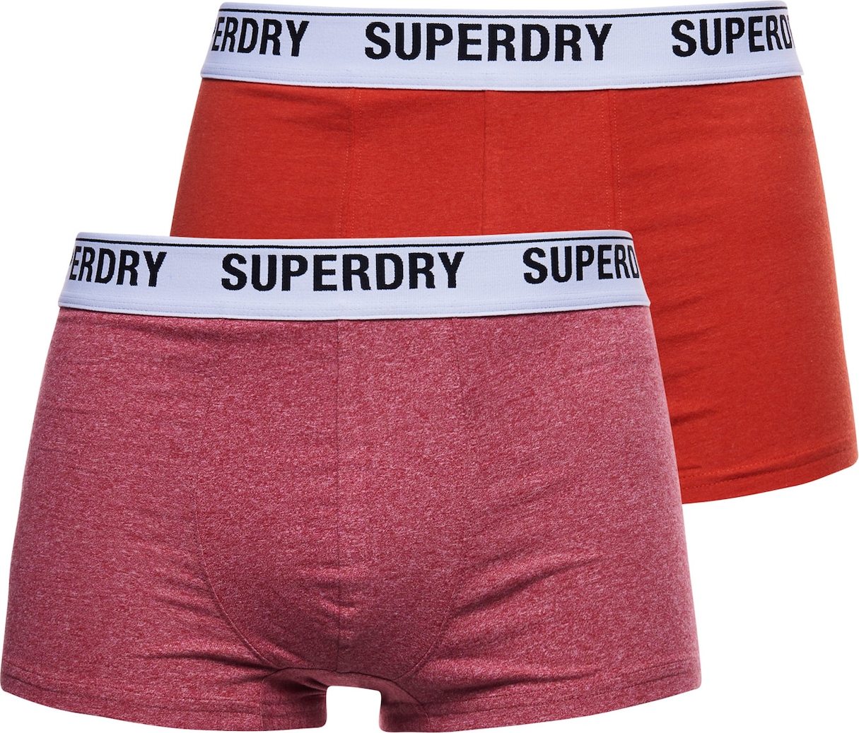 Superdry Boxerky červená / černá / bílá