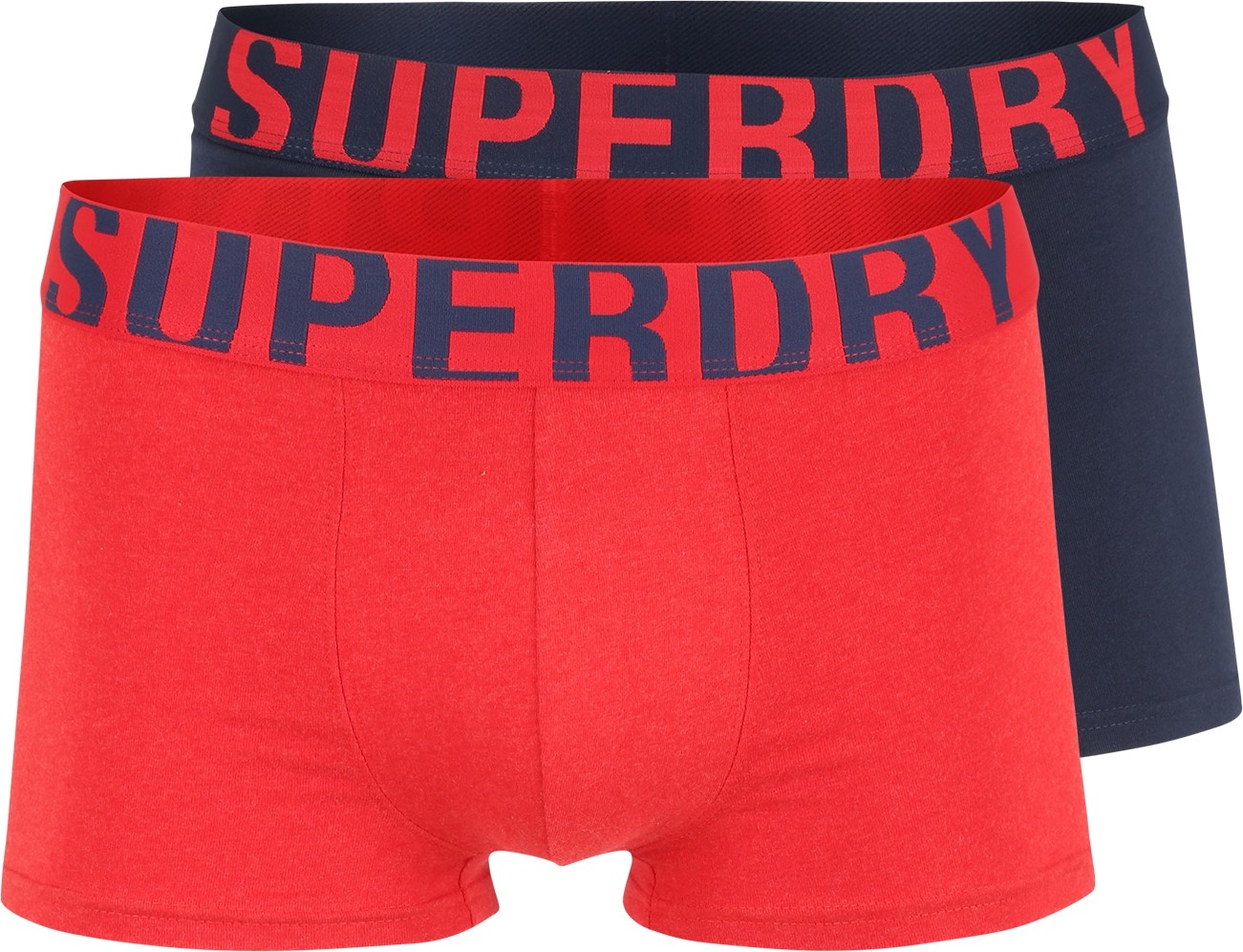 Superdry Boxerky tmavě modrá / červená