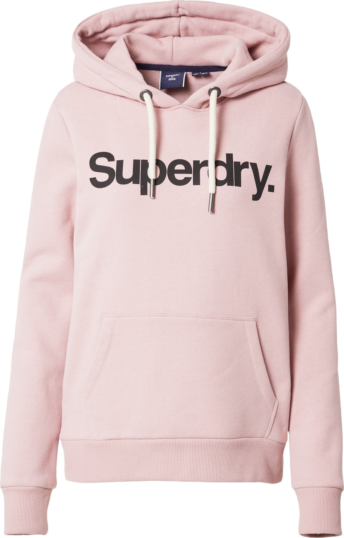 Superdry Mikina růžová / černá