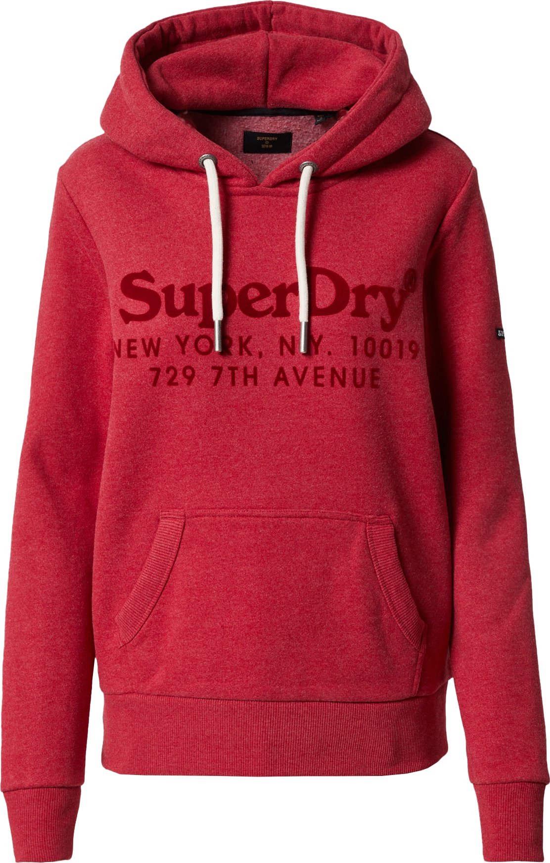 Superdry Mikina 'Venue Interest' červená / karmínově červené