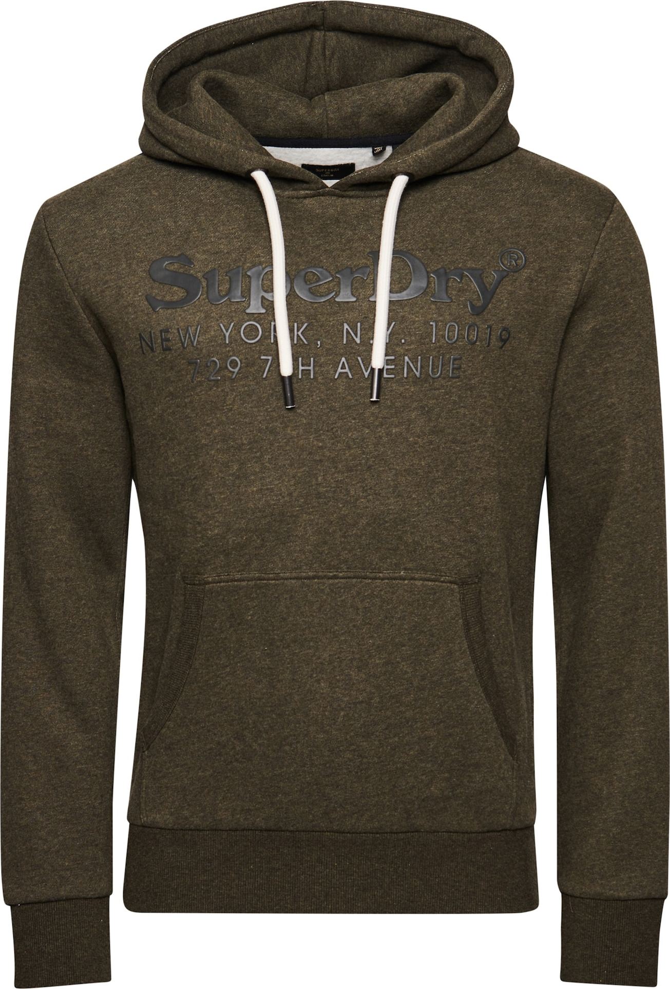 Superdry Mikina 'Venue' khaki / černá / bílá