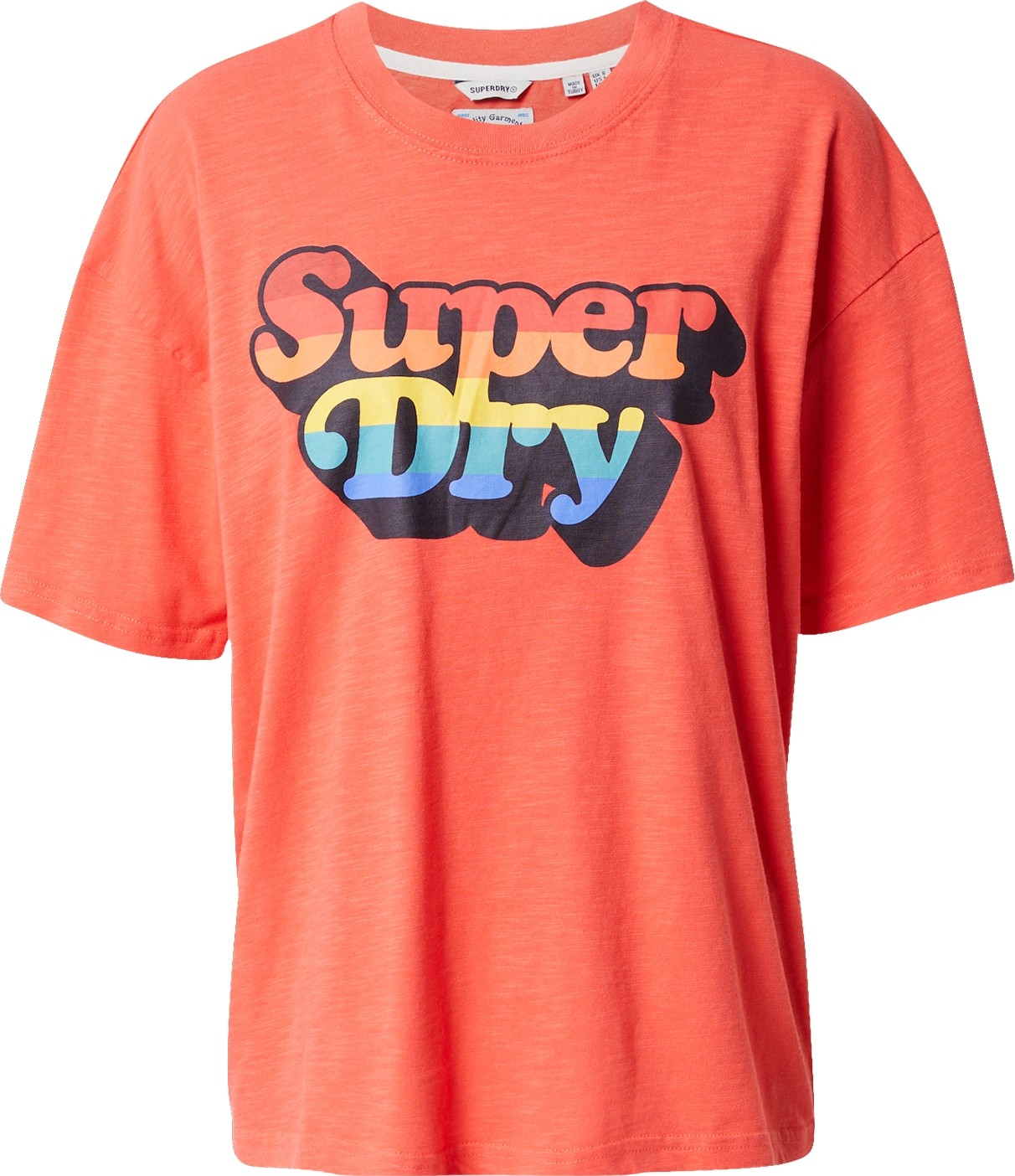 Superdry Tričko 'Cali' modrá / žlutá / oranžová / červená