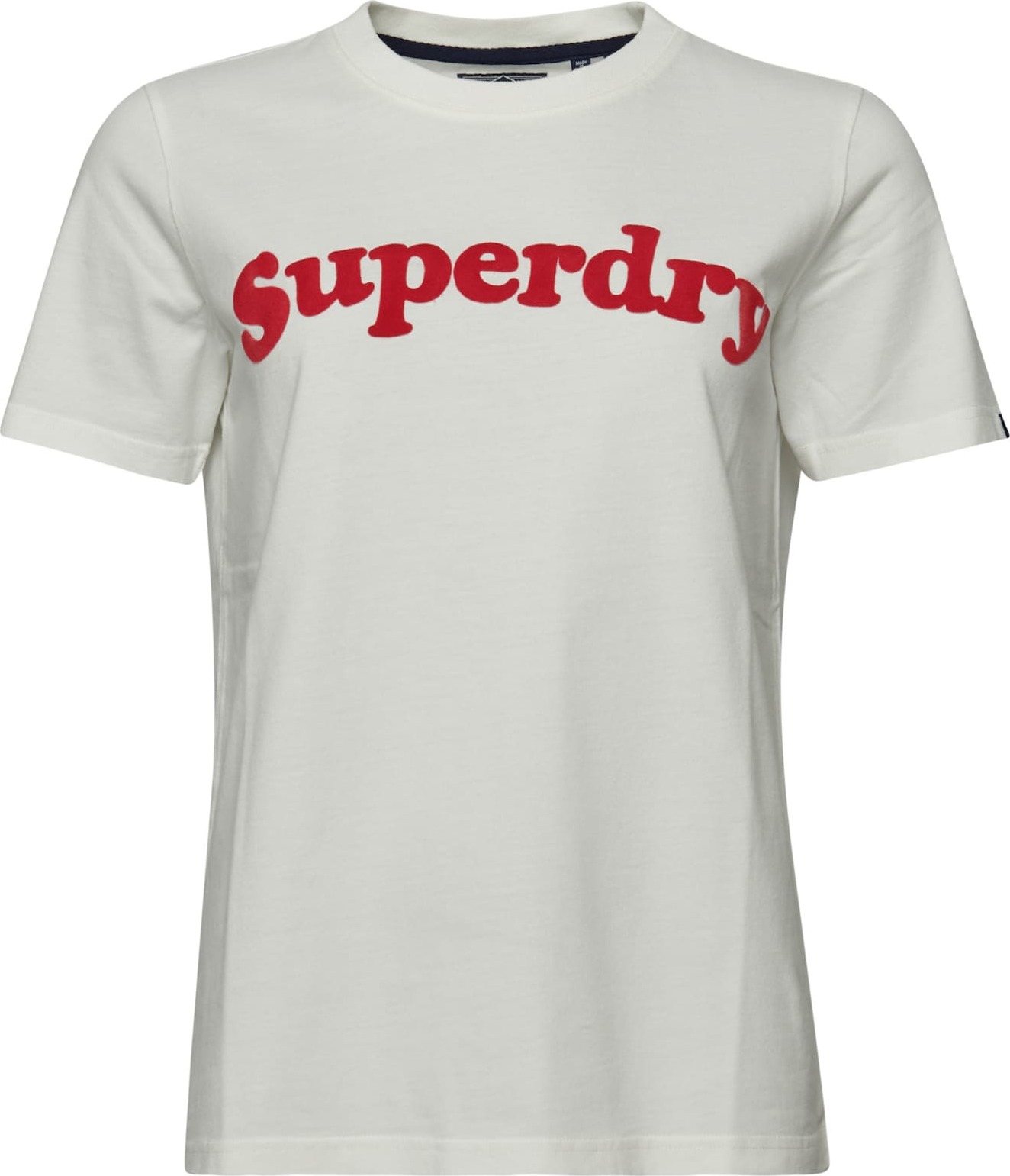 Superdry Tričko červená / bílá