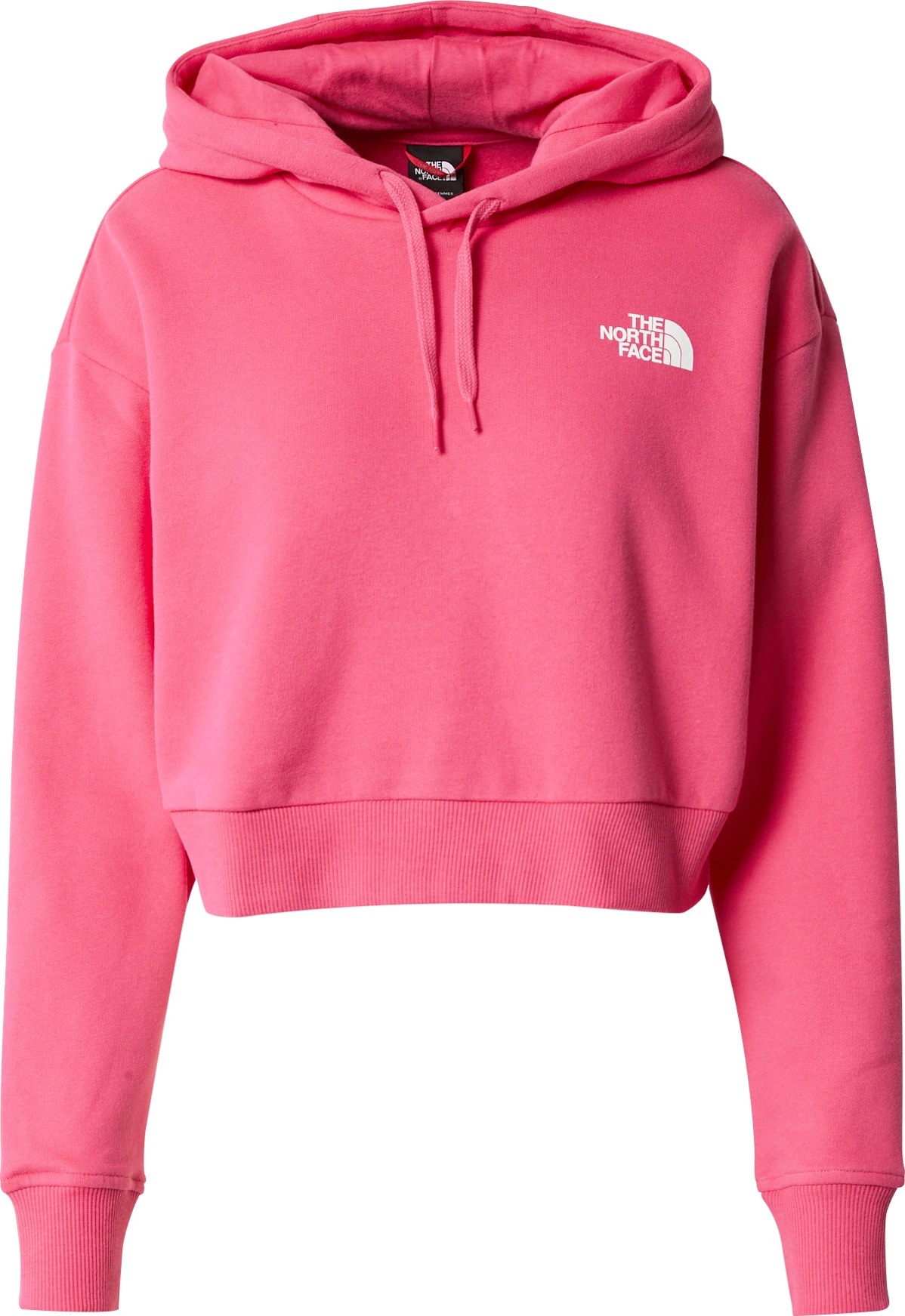 THE NORTH FACE Mikina pink / bílá