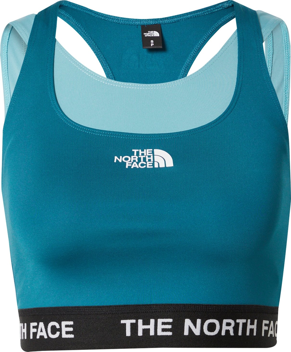 THE NORTH FACE Sportovní podprsenka marine modrá / kouřově modrá