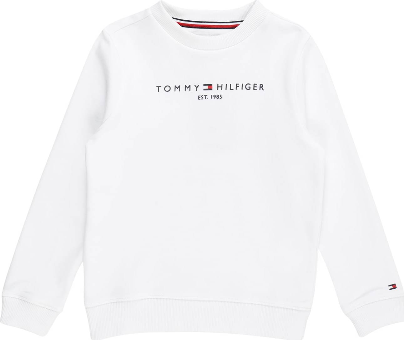 TOMMY HILFIGER Mikina marine modrá / červená / bílá