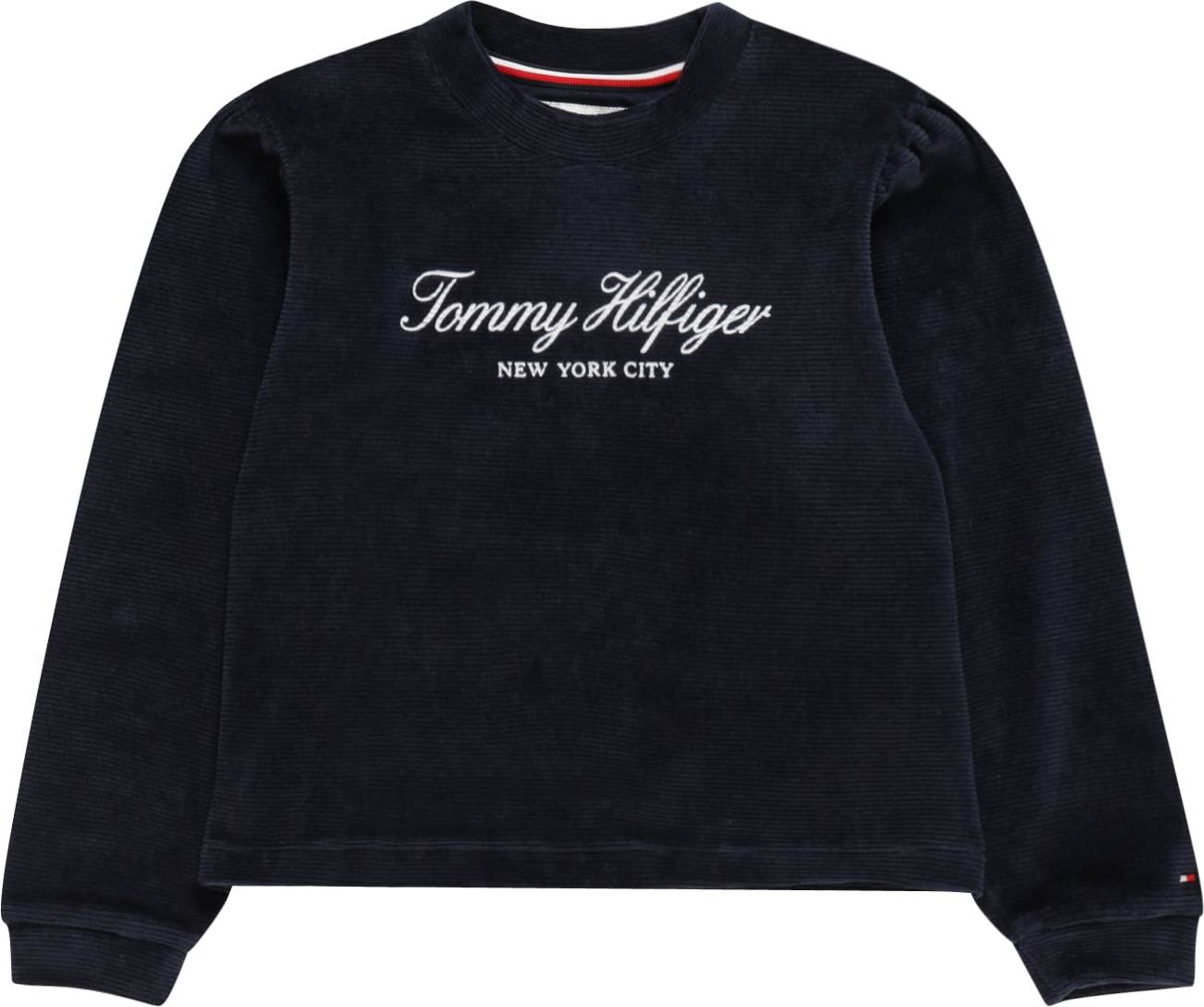 TOMMY HILFIGER Mikina námořnická modř / bílá