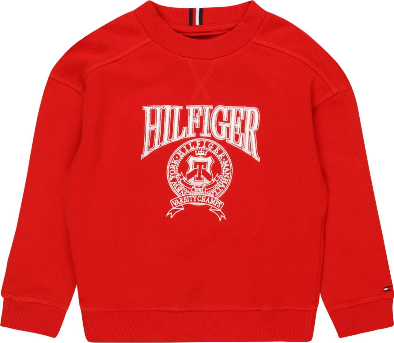 TOMMY HILFIGER Mikina námořnická modř / červená / bílá