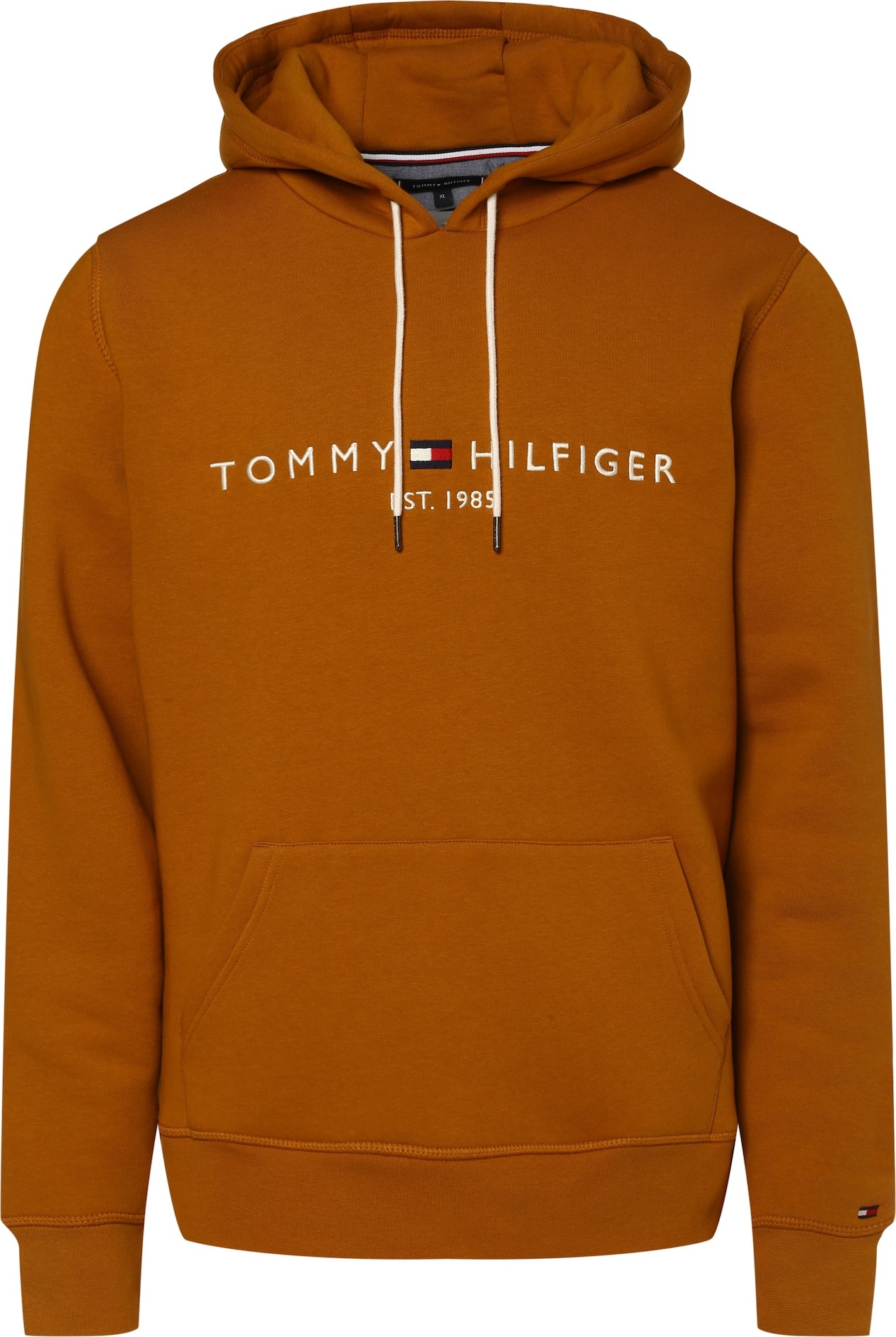 TOMMY HILFIGER Mikina námořnická modř / šafrán / červená / bílá