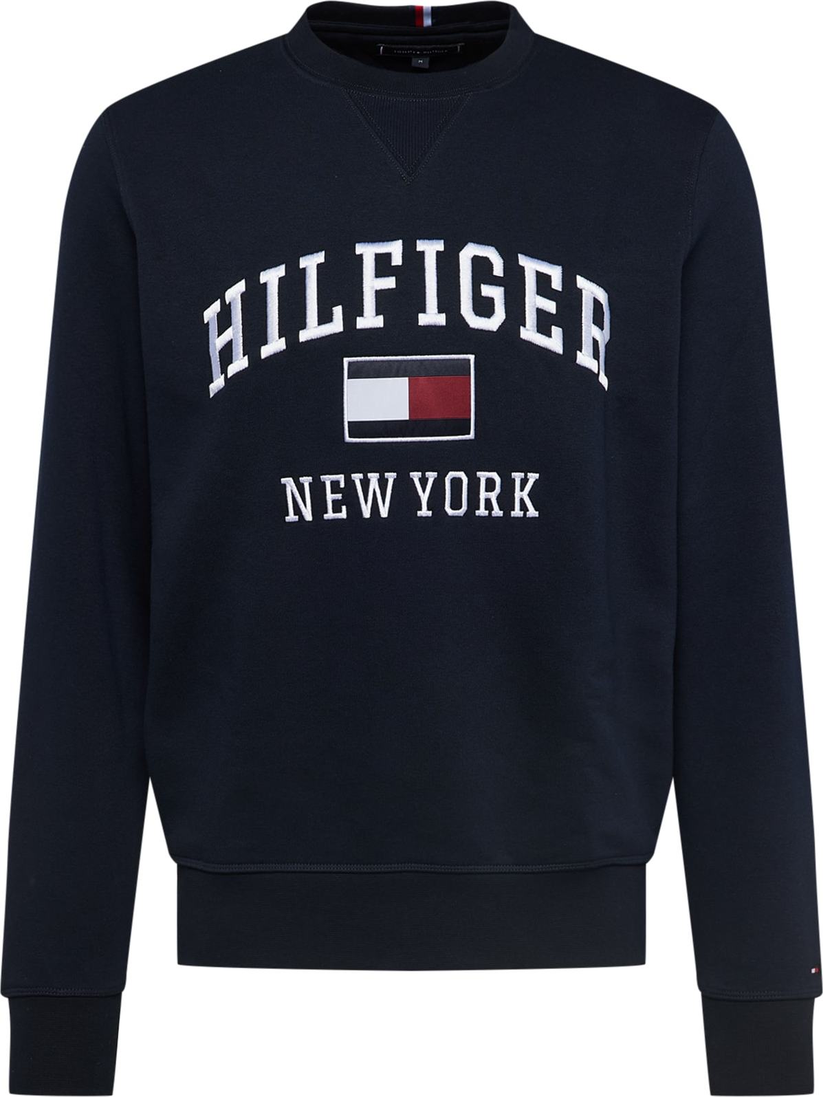 TOMMY HILFIGER Mikina noční modrá / červená / bílá