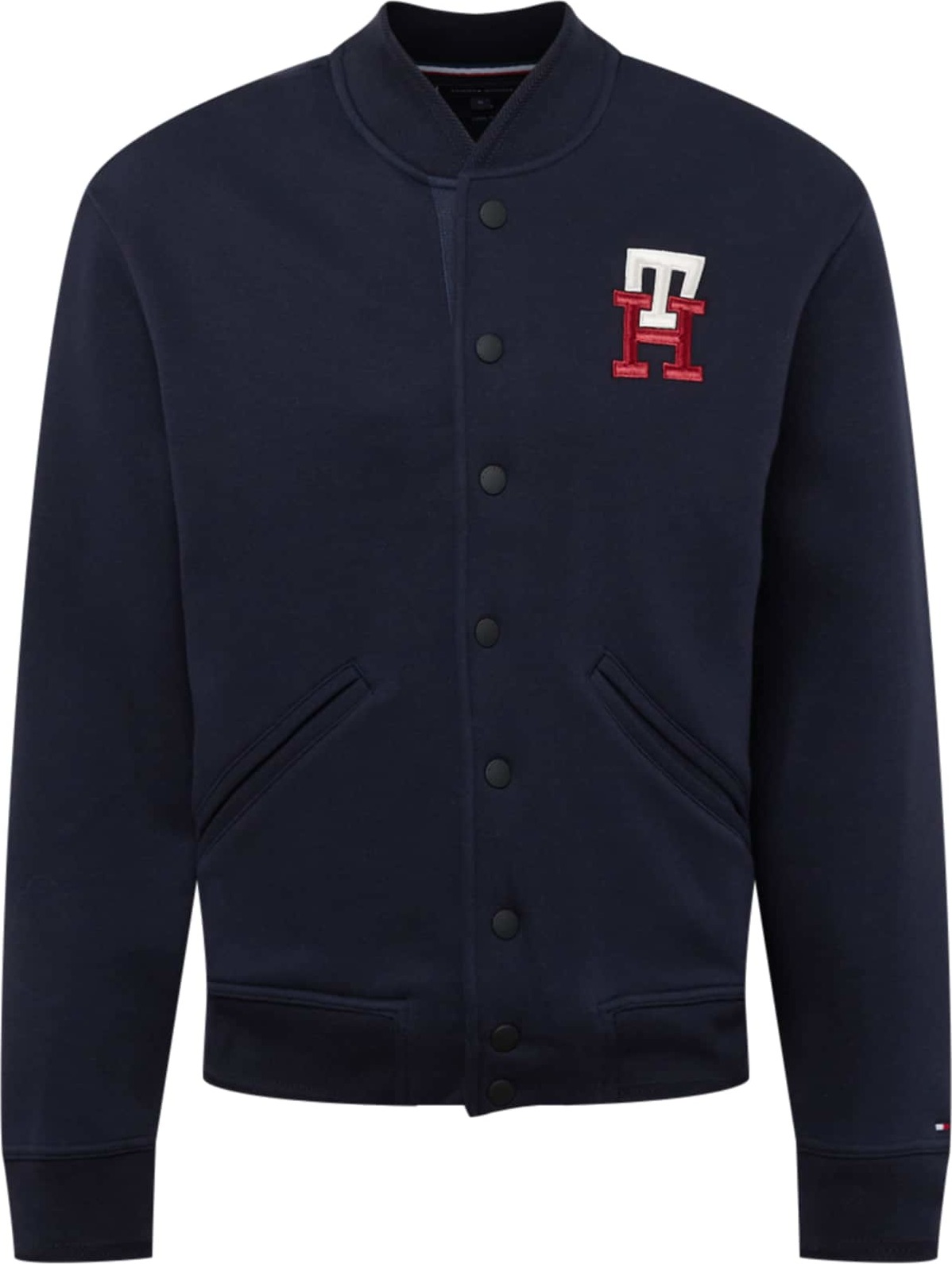 TOMMY HILFIGER Mikina tmavě modrá / červená / bílá