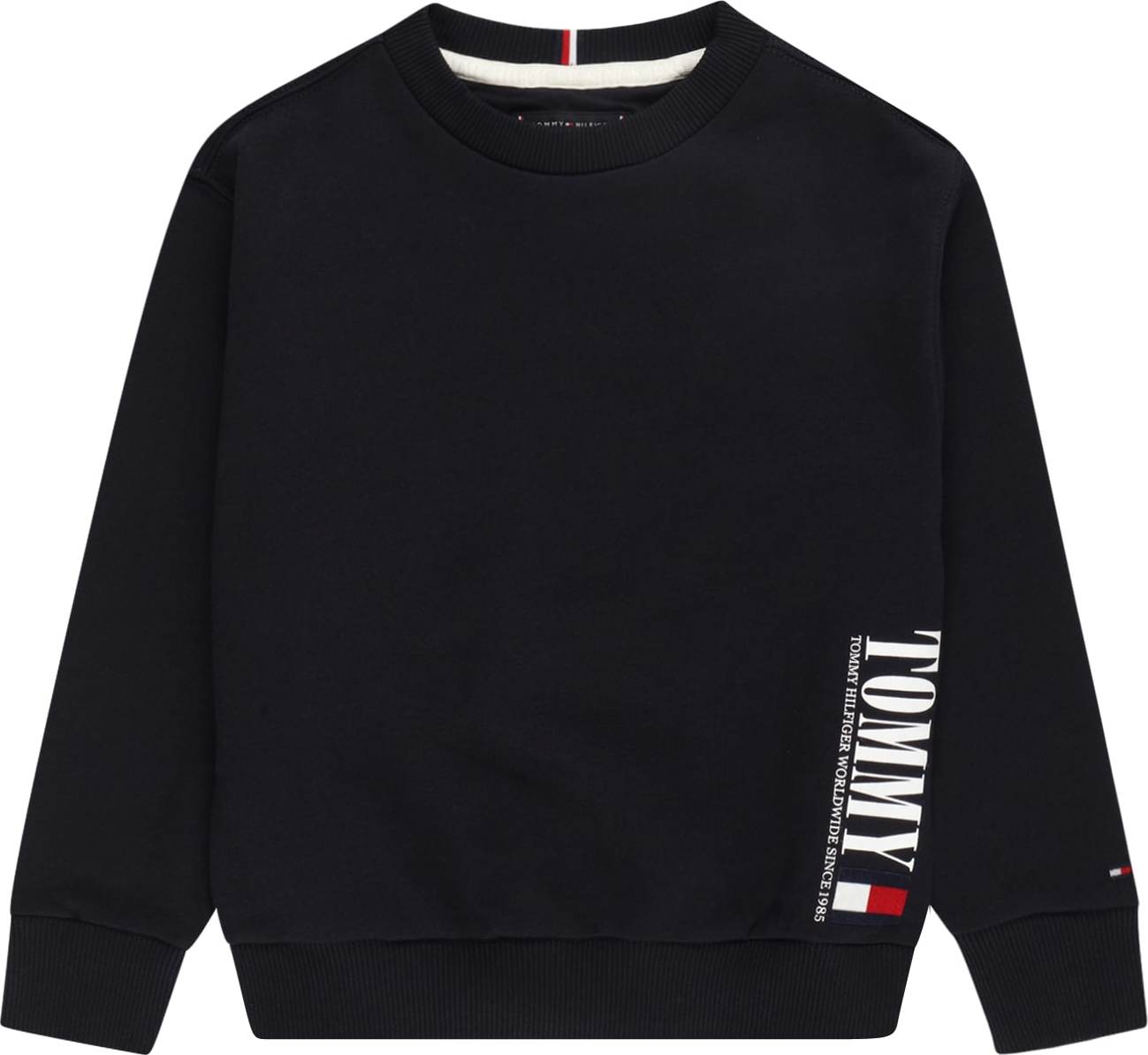 TOMMY HILFIGER Mikina tmavě modrá / červená / bílá