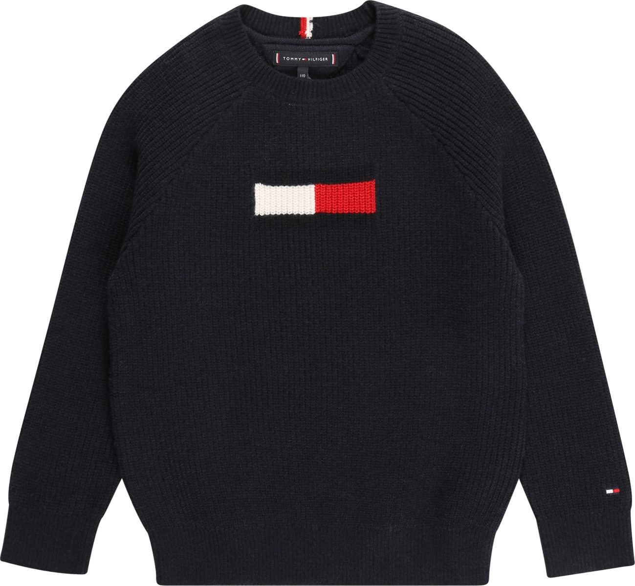 TOMMY HILFIGER Svetr noční modrá / červená / bílá