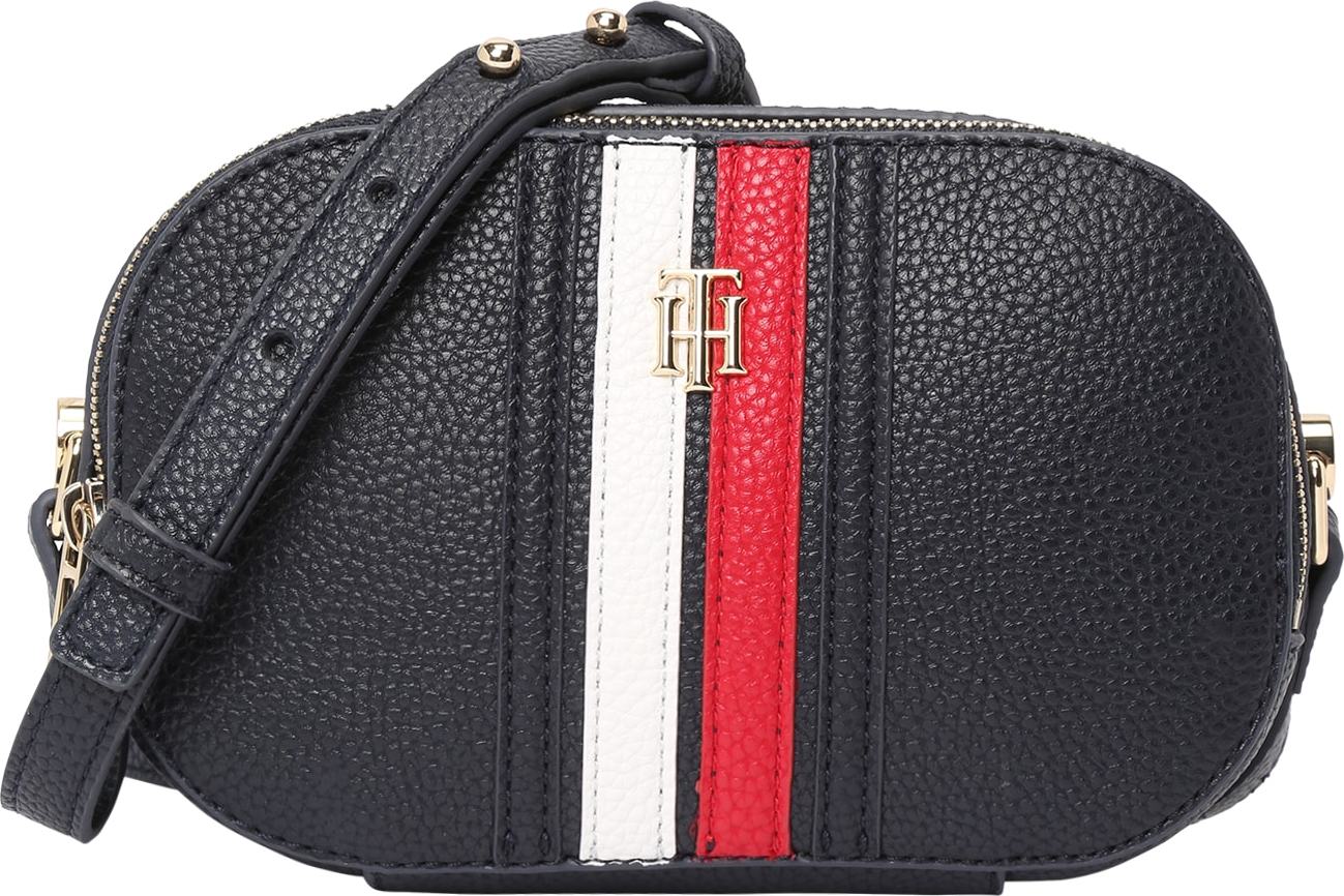 TOMMY HILFIGER Taška přes rameno námořnická modř / červená / bílá