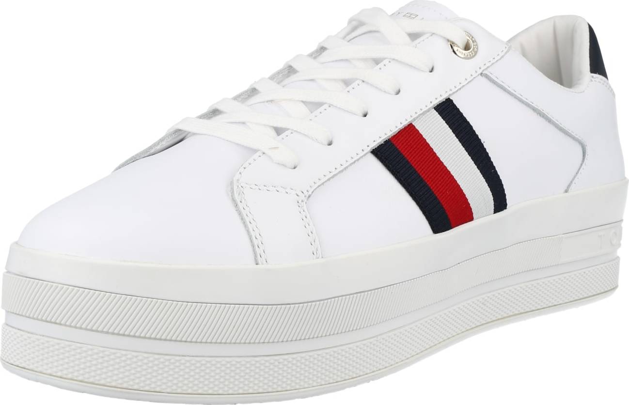 TOMMY HILFIGER Tenisky námořnická modř / červená / bílá