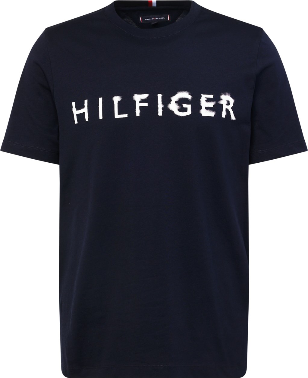 TOMMY HILFIGER Tričko námořnická modř / bílá