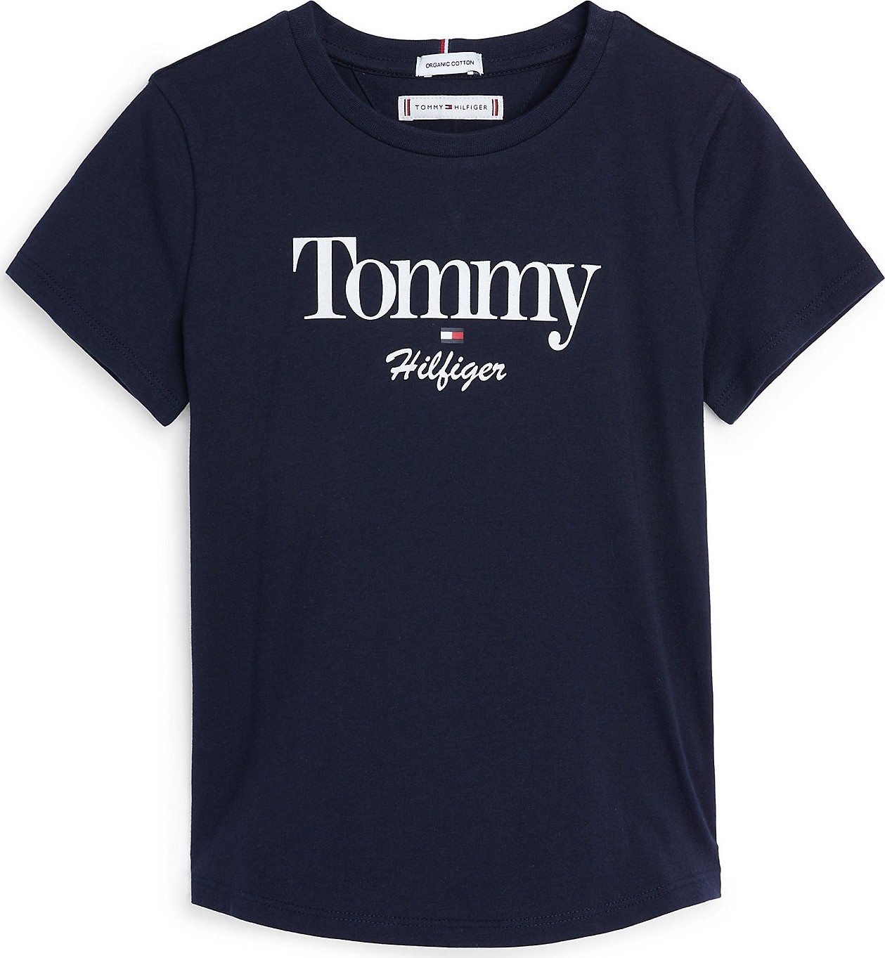 TOMMY HILFIGER Tričko námořnická modř / kobaltová modř / červená / bílá