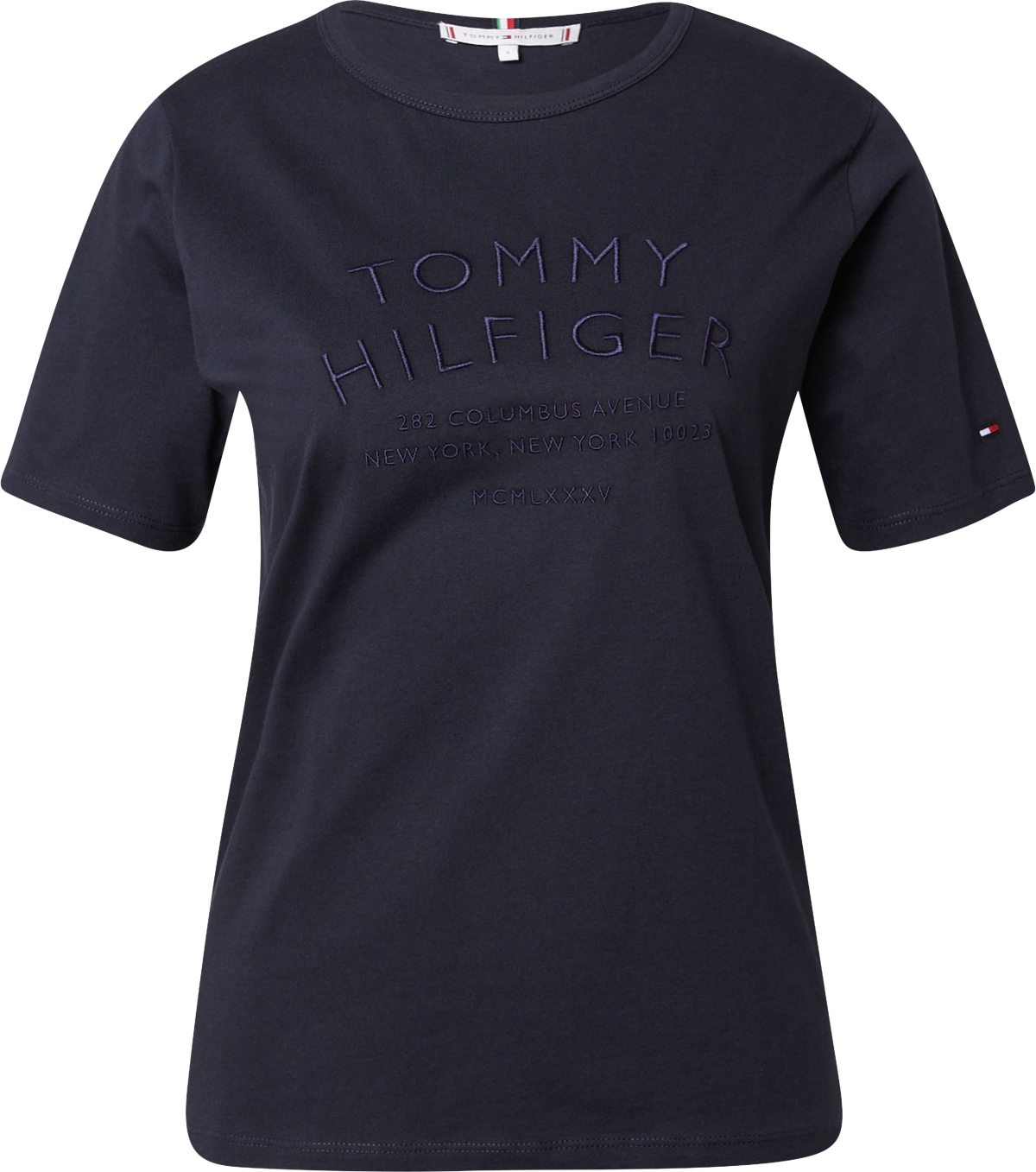 TOMMY HILFIGER Tričko tmavě modrá