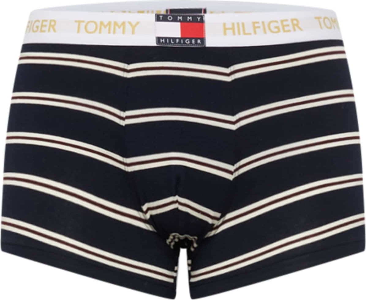 Tommy Hilfiger Underwear Boxerky noční modrá / bordó / bílá