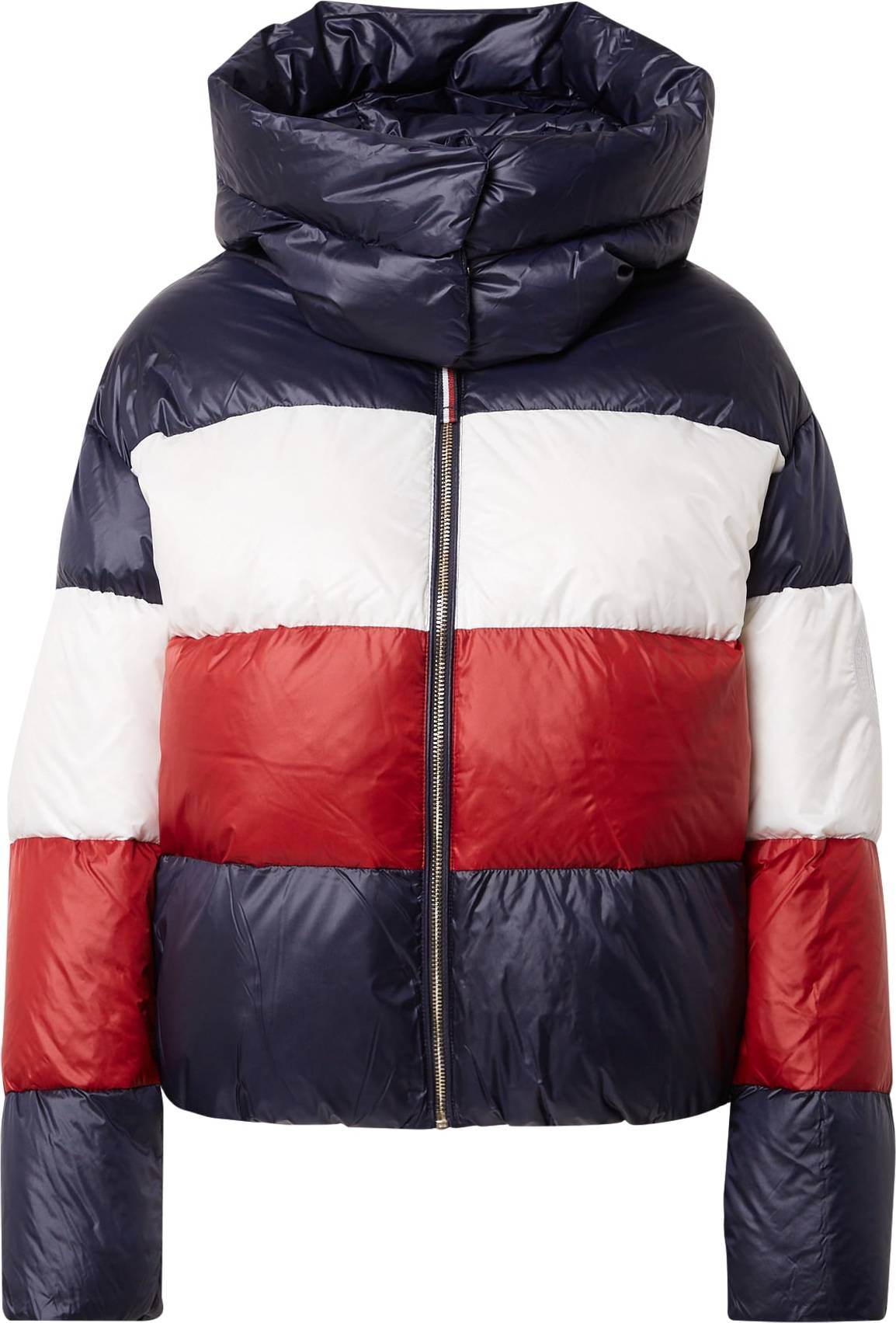 TOMMY HILFIGER Zimní bunda marine modrá / červená / bílá