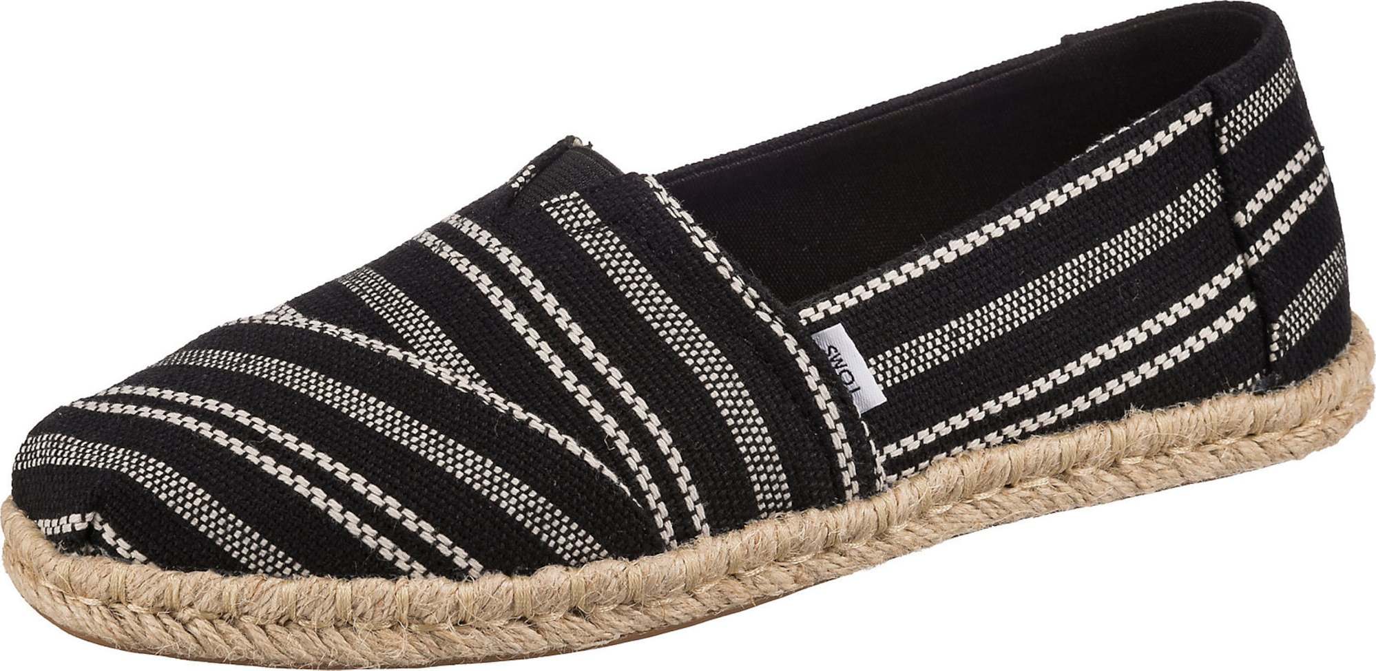 TOMS Espadrilky 'Alpargata Rope' béžová / krémová / černá