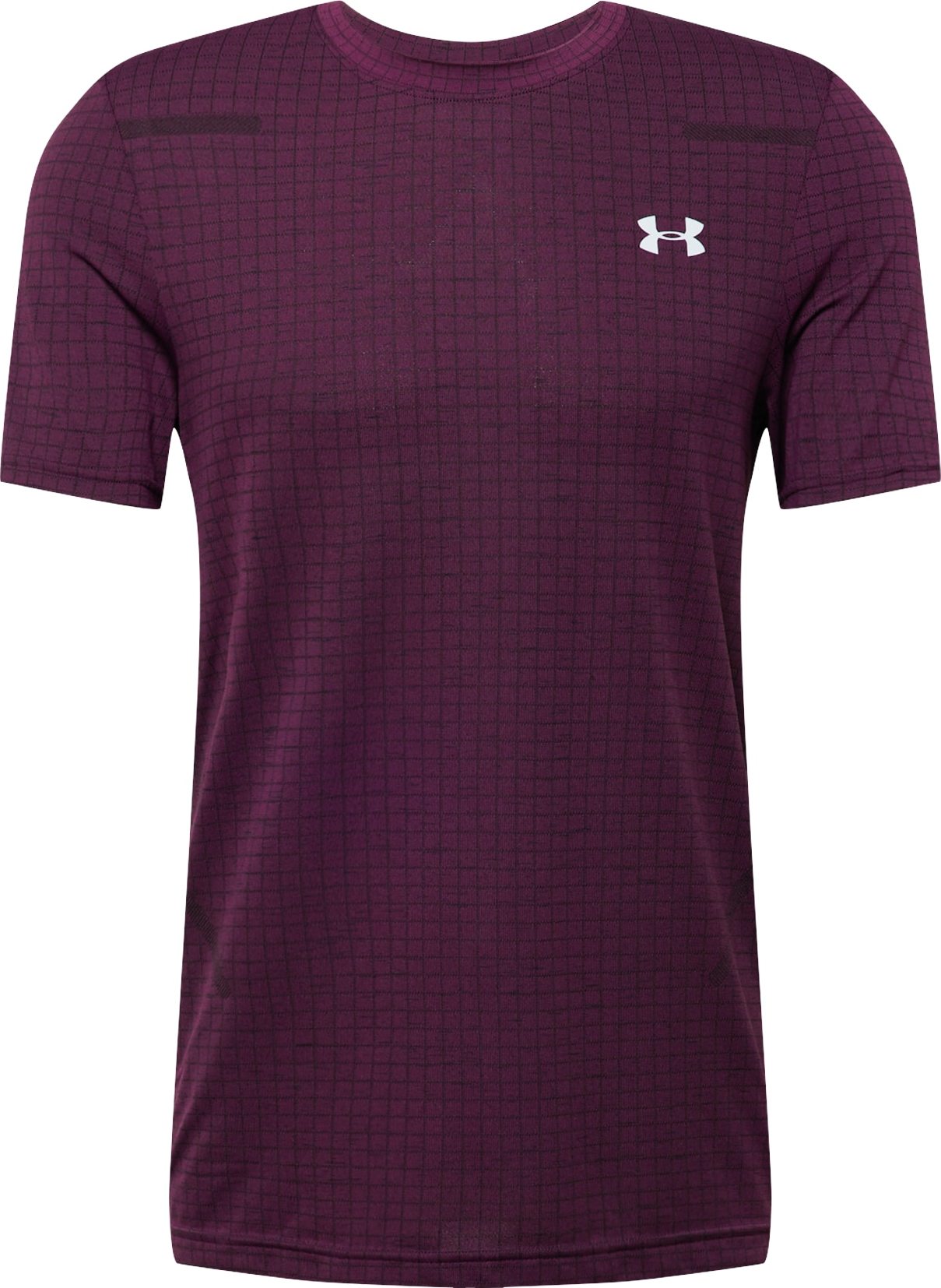 UNDER ARMOUR Funkční tričko čedičová šedá / ostružinová / bílá