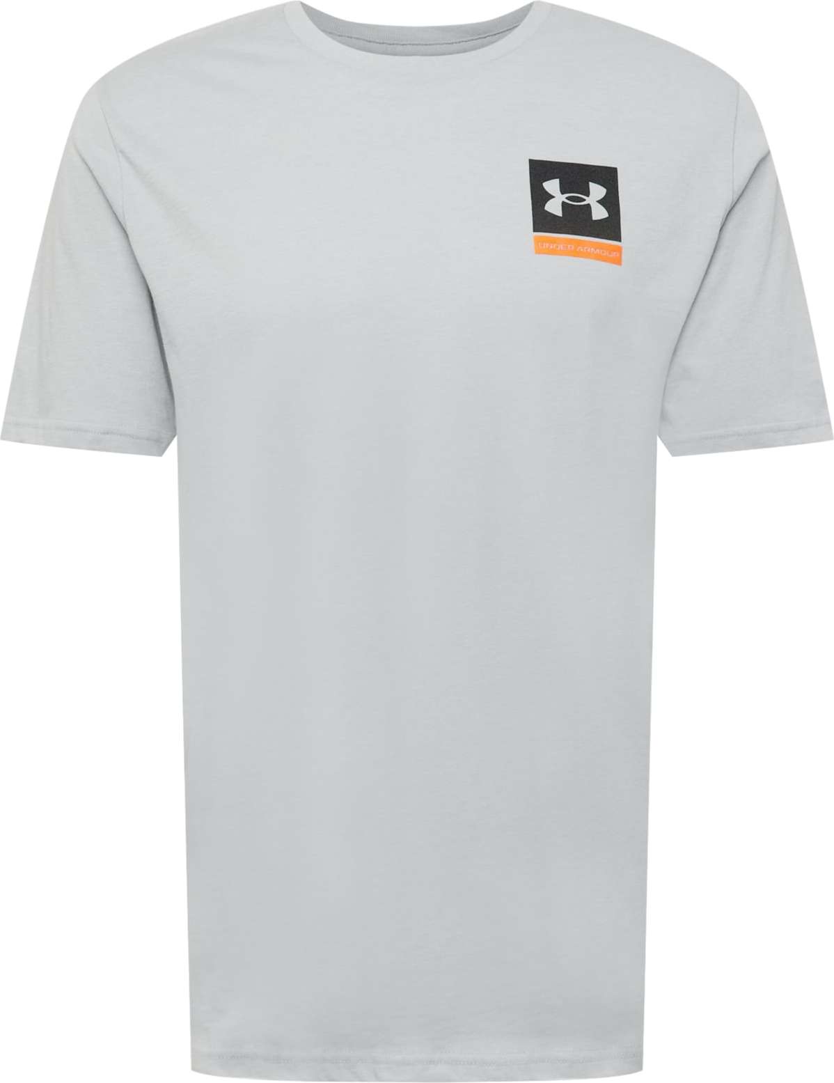 UNDER ARMOUR Funkční tričko šedá / tmavě šedá / oranžová / černá