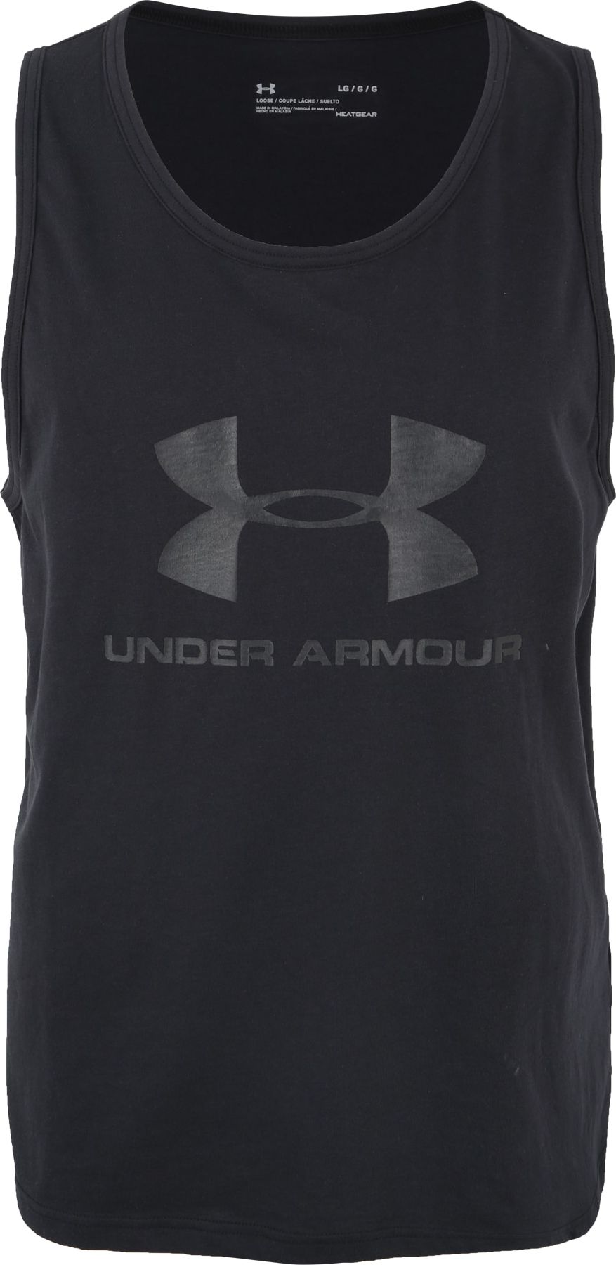 UNDER ARMOUR Funkční tričko tmavě šedá / černá