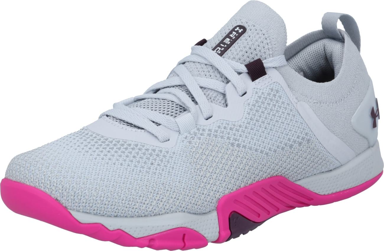 UNDER ARMOUR Sportovní boty 'TriBase Reign 3' šedá / pink / černá