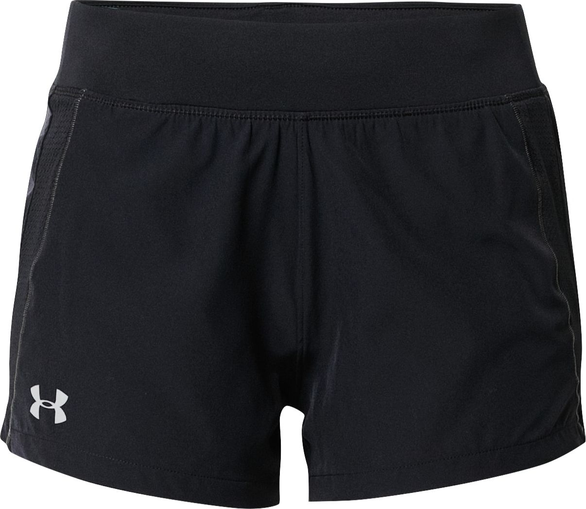 UNDER ARMOUR Sportovní kalhoty černá / bílá