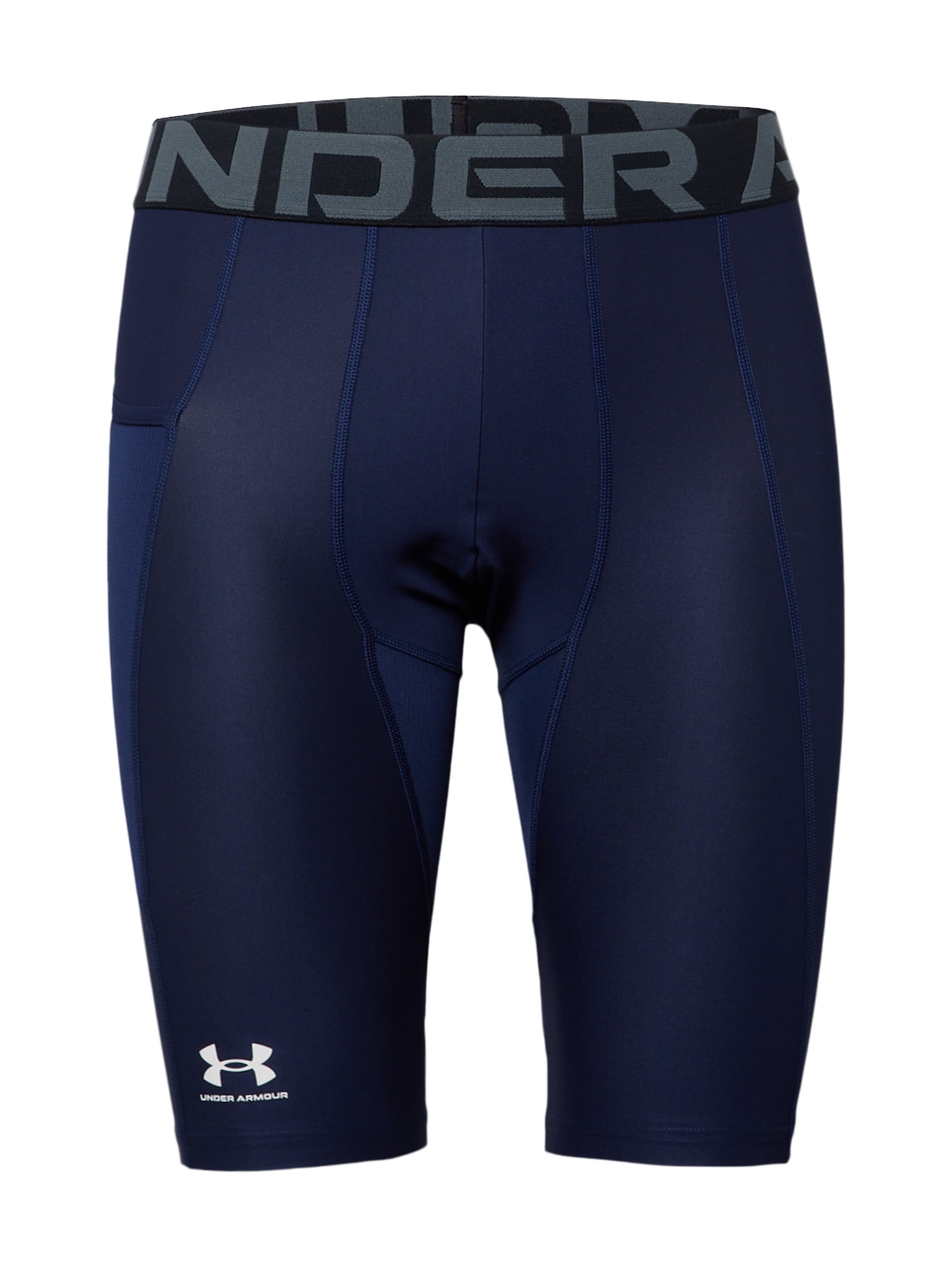 UNDER ARMOUR Sportovní kalhoty námořnická modř / šedá / černá