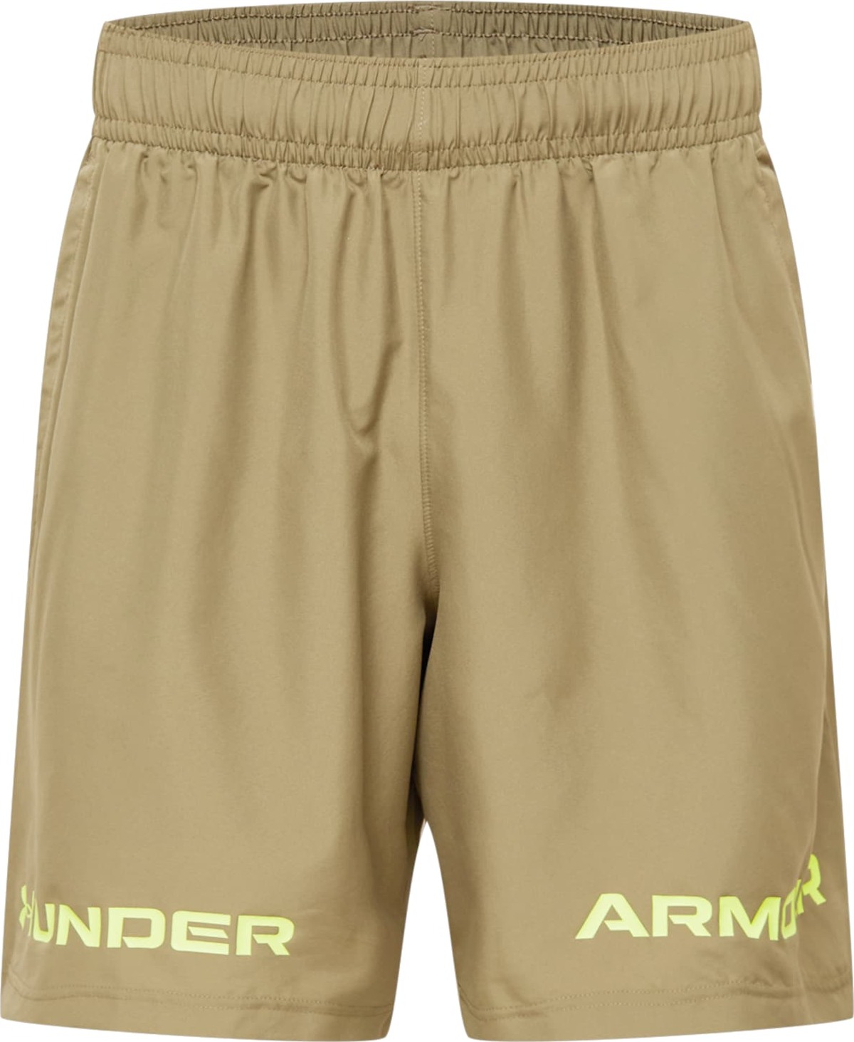 UNDER ARMOUR Sportovní kalhoty zelená / svítivě zelená