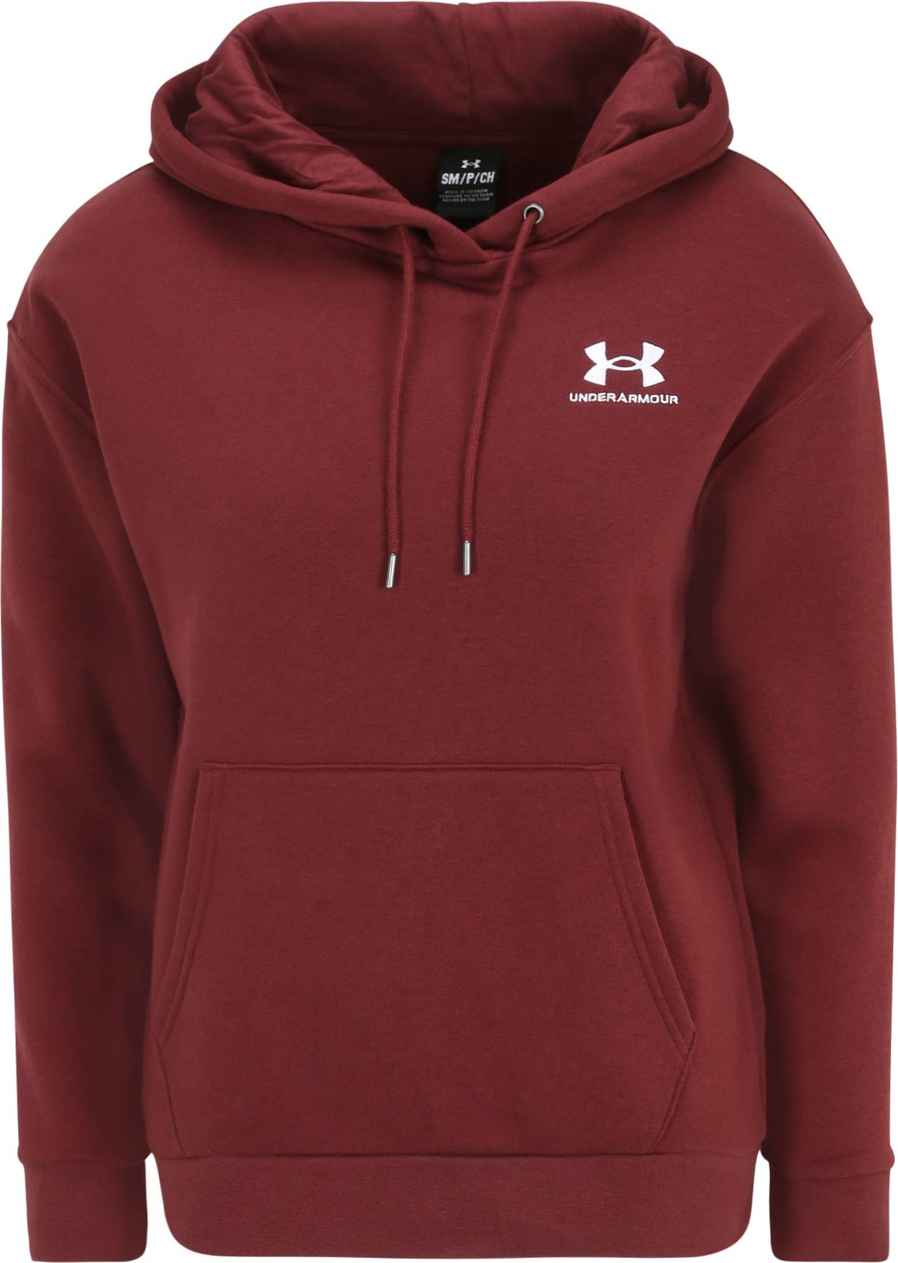 UNDER ARMOUR Sportovní mikina bordó / bílá