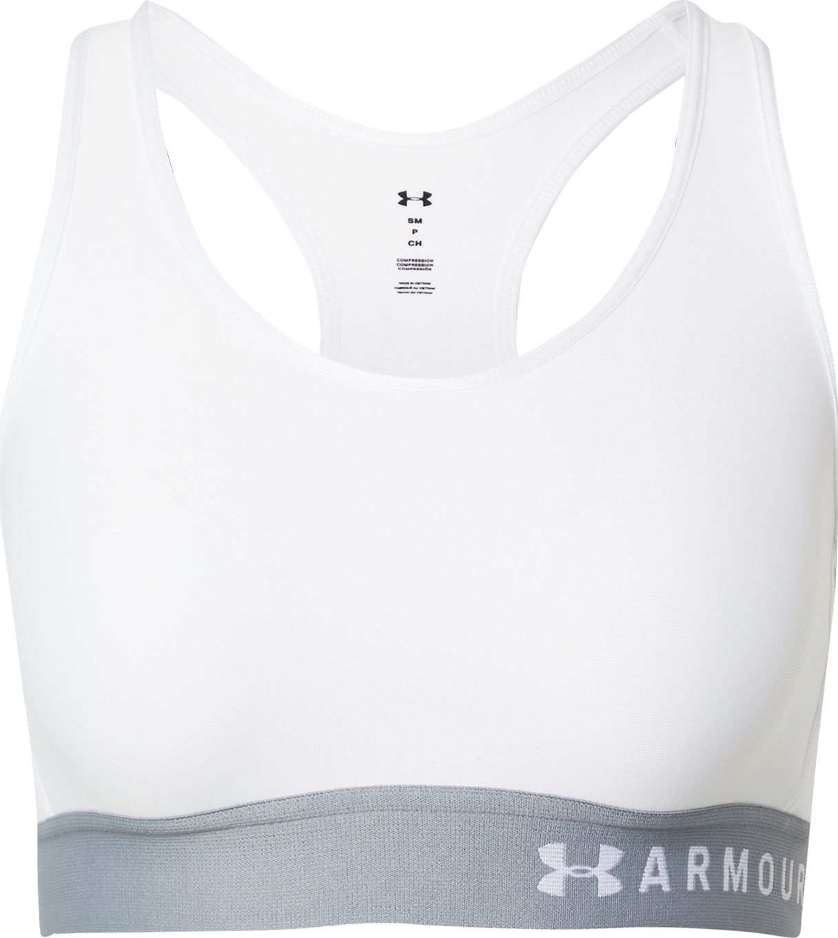 UNDER ARMOUR Sportovní podprsenka 'Armour Mid Keyhole' bílá