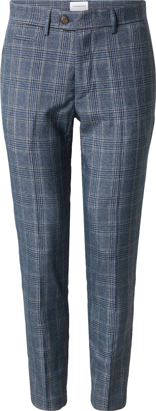 Chino kalhoty lindbergh námořnická modř / karamelová / bílá