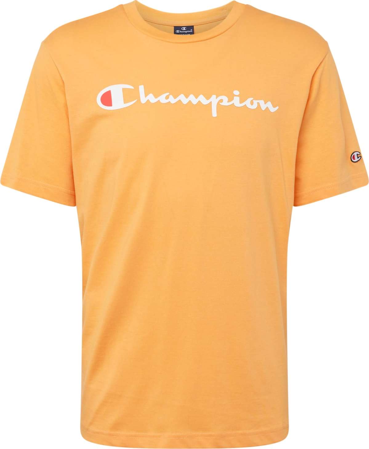 Tričko Champion Authentic Athletic Apparel oranžová / červená / offwhite