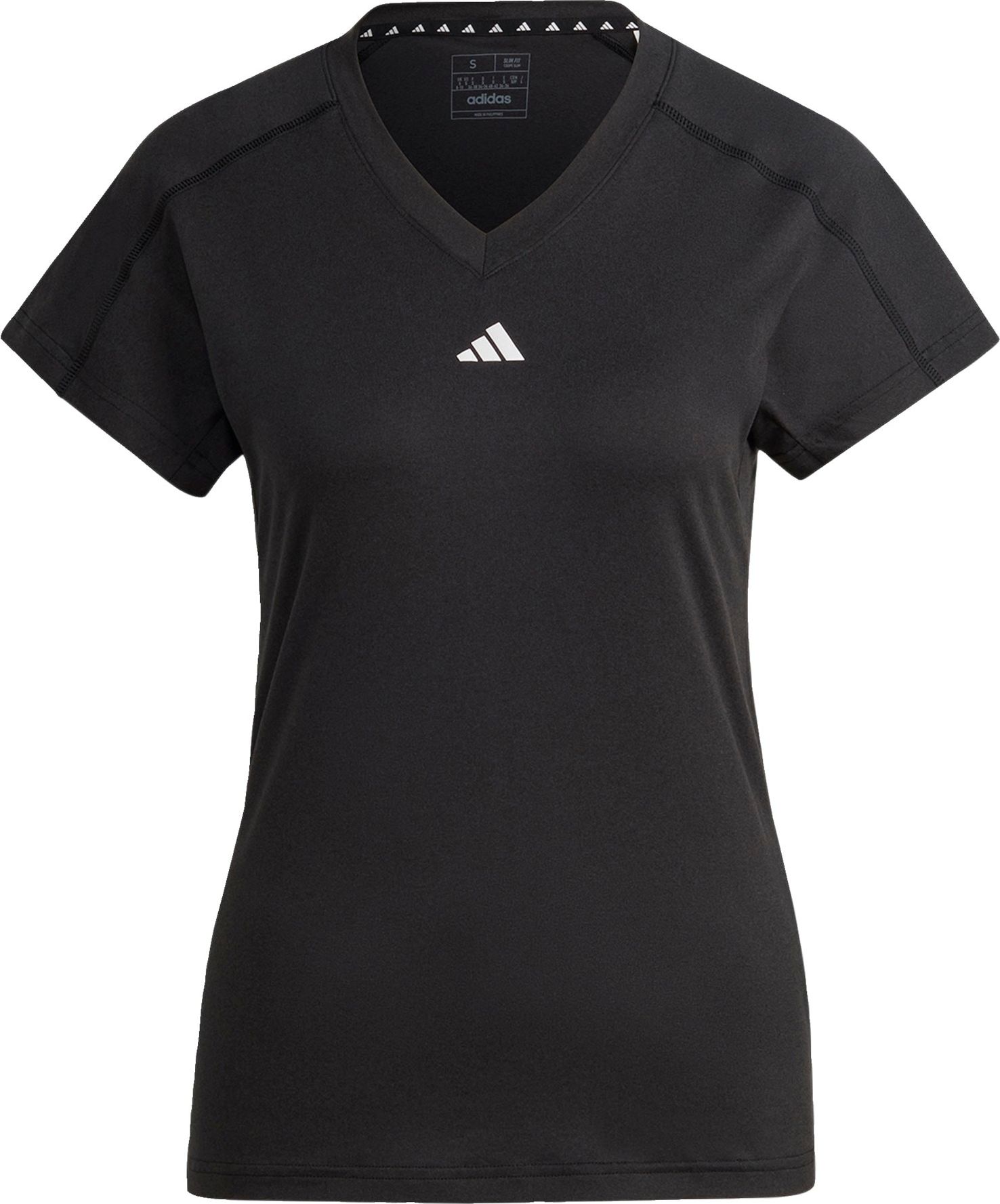 Funkční tričko 'Aeroready Train Essentials Minimal Branding' adidas performance černá / bílá