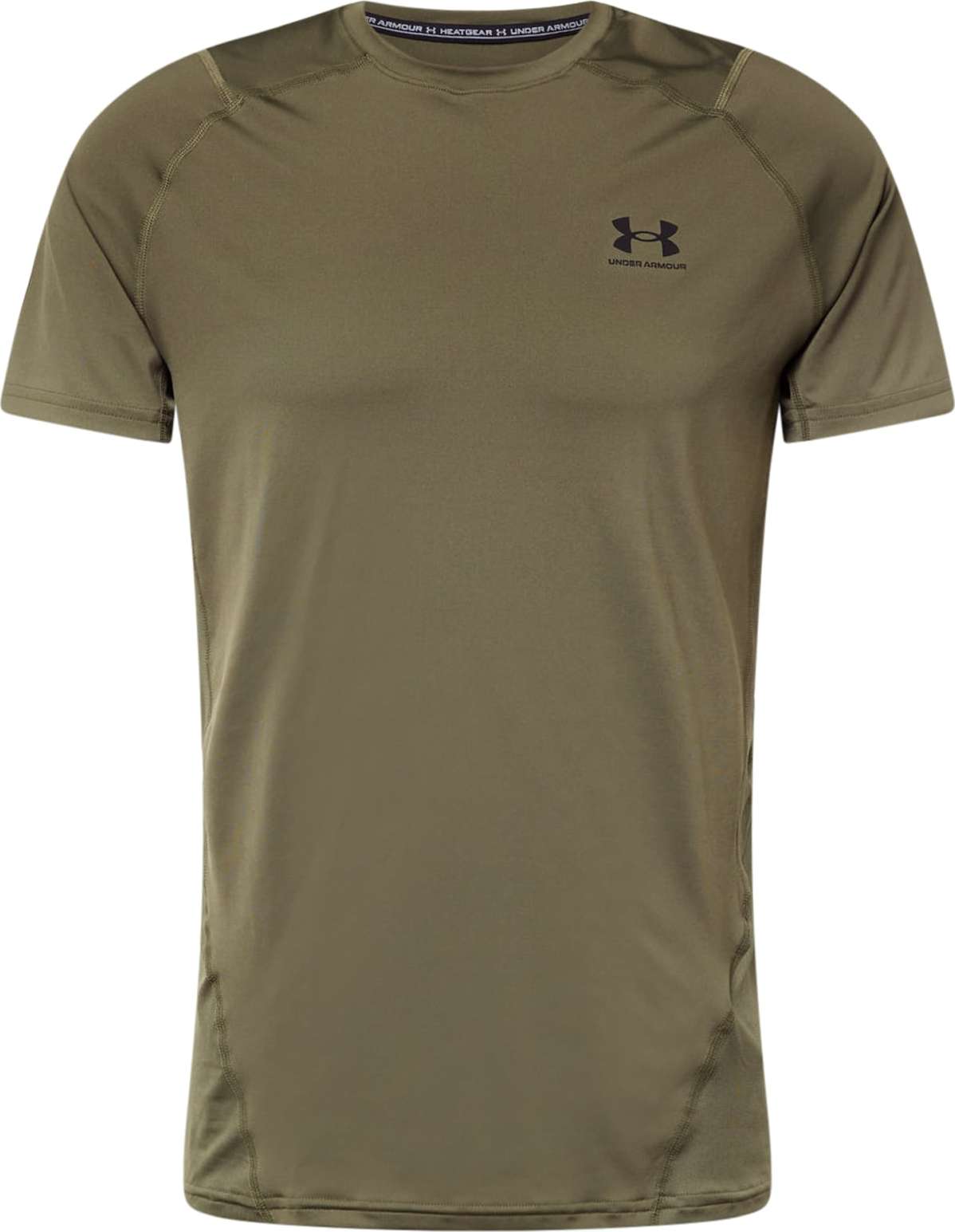 Funkční tričko Under Armour khaki / olivová / černá