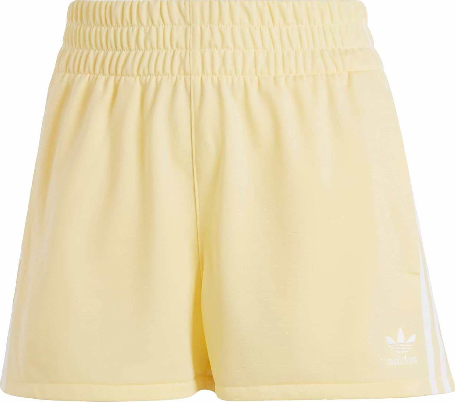 Kalhoty adidas Originals světle žlutá / bílá