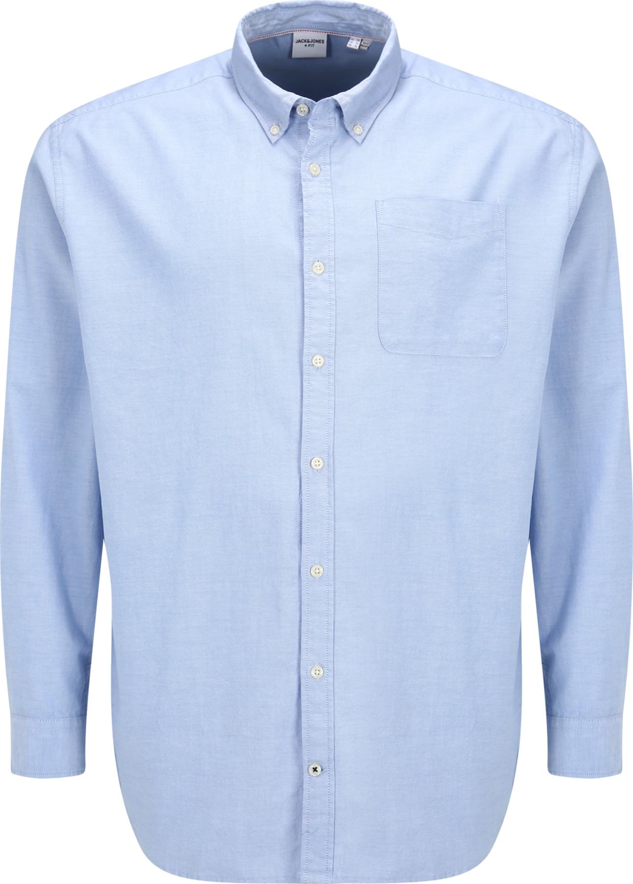 Košile 'Oxford' Jack & Jones Plus světlemodrá