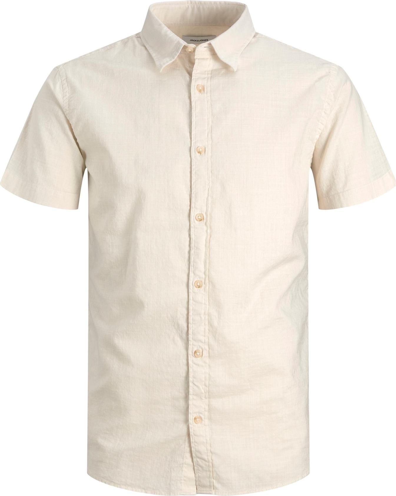 Košile 'Slub' jack & jones barva bílé vlny