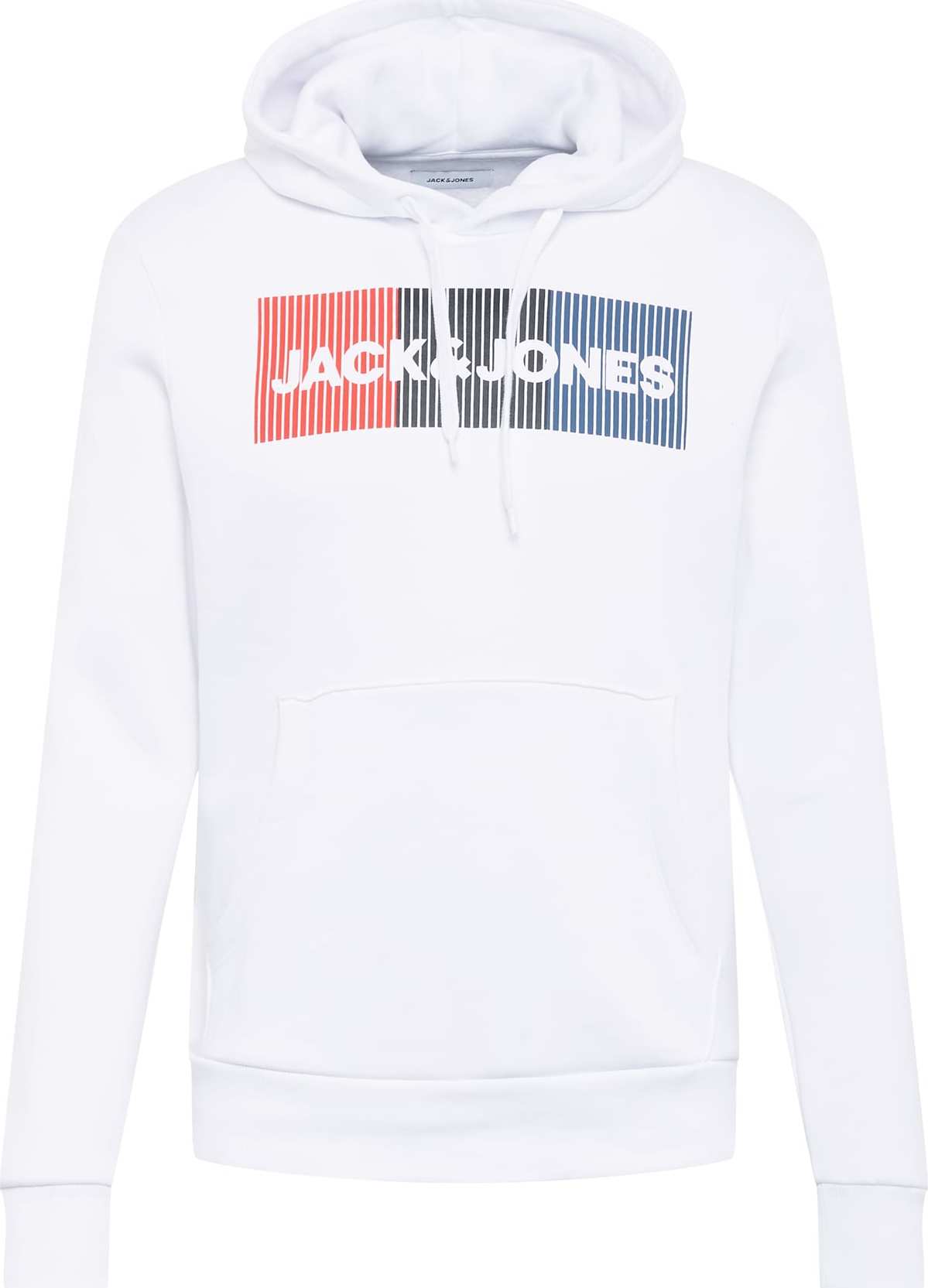 Mikina jack & jones námořnická modř / červená / černá / offwhite