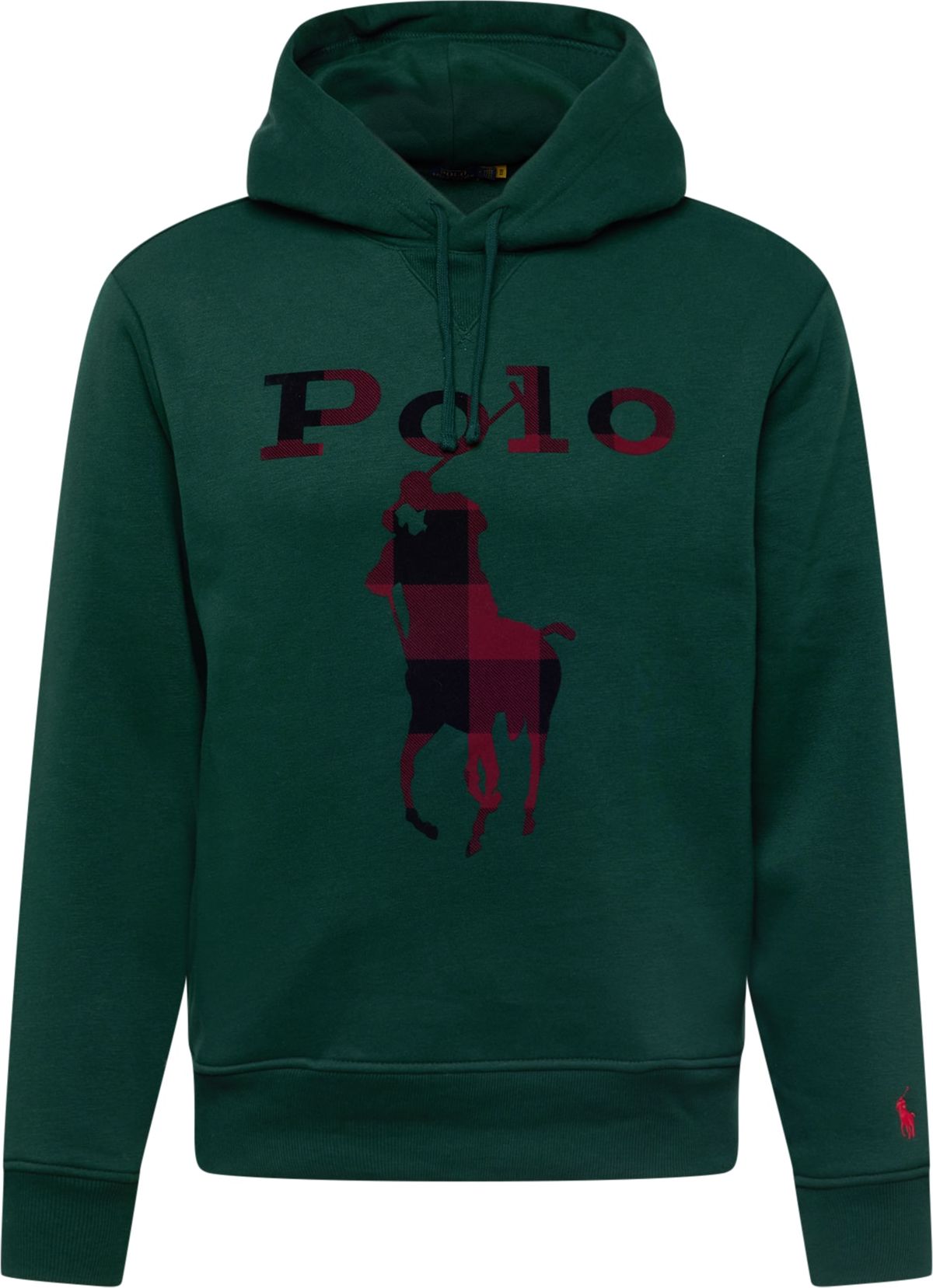 Mikina Polo Ralph Lauren tmavě zelená / červená / černá