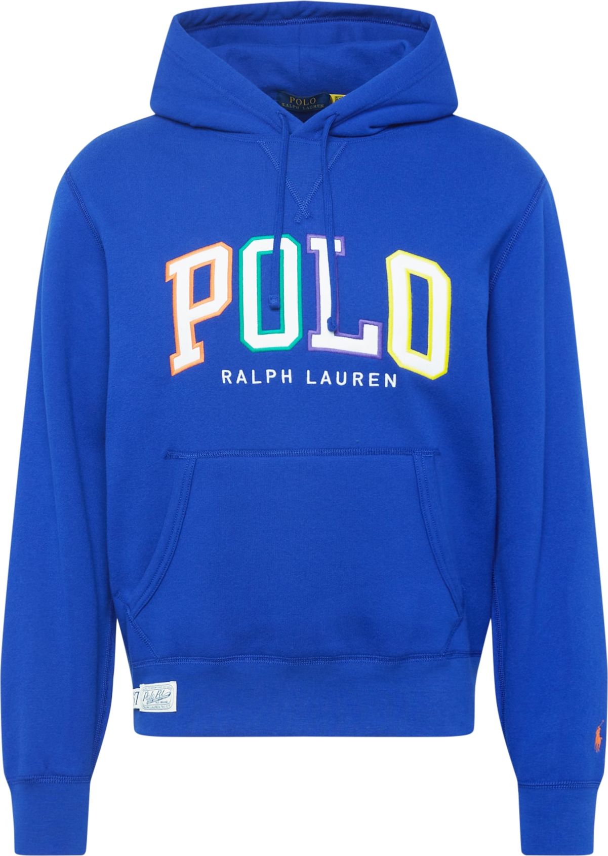 Mikina Polo Ralph Lauren královská modrá / žlutá / fialová / bílá