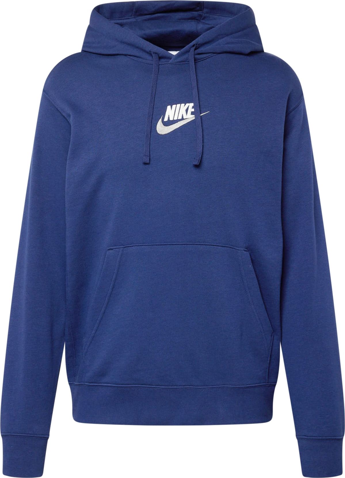 Mikina Nike Sportswear marine modrá / světle šedá / bílá